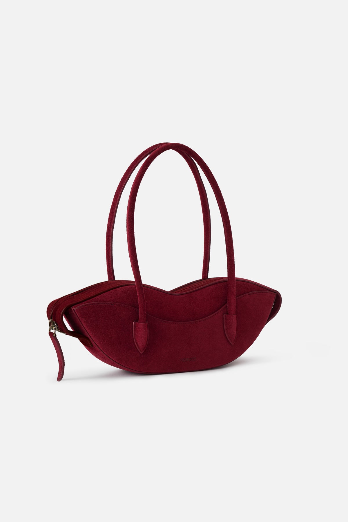 Suede Lips Bag
