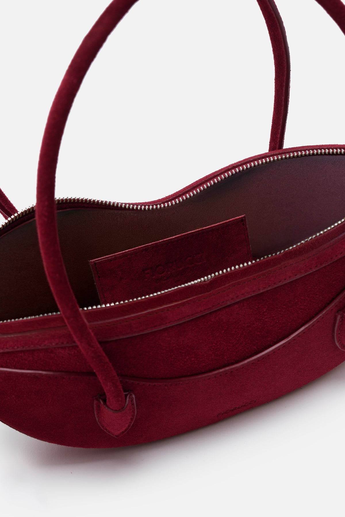 Suede Lips Bag