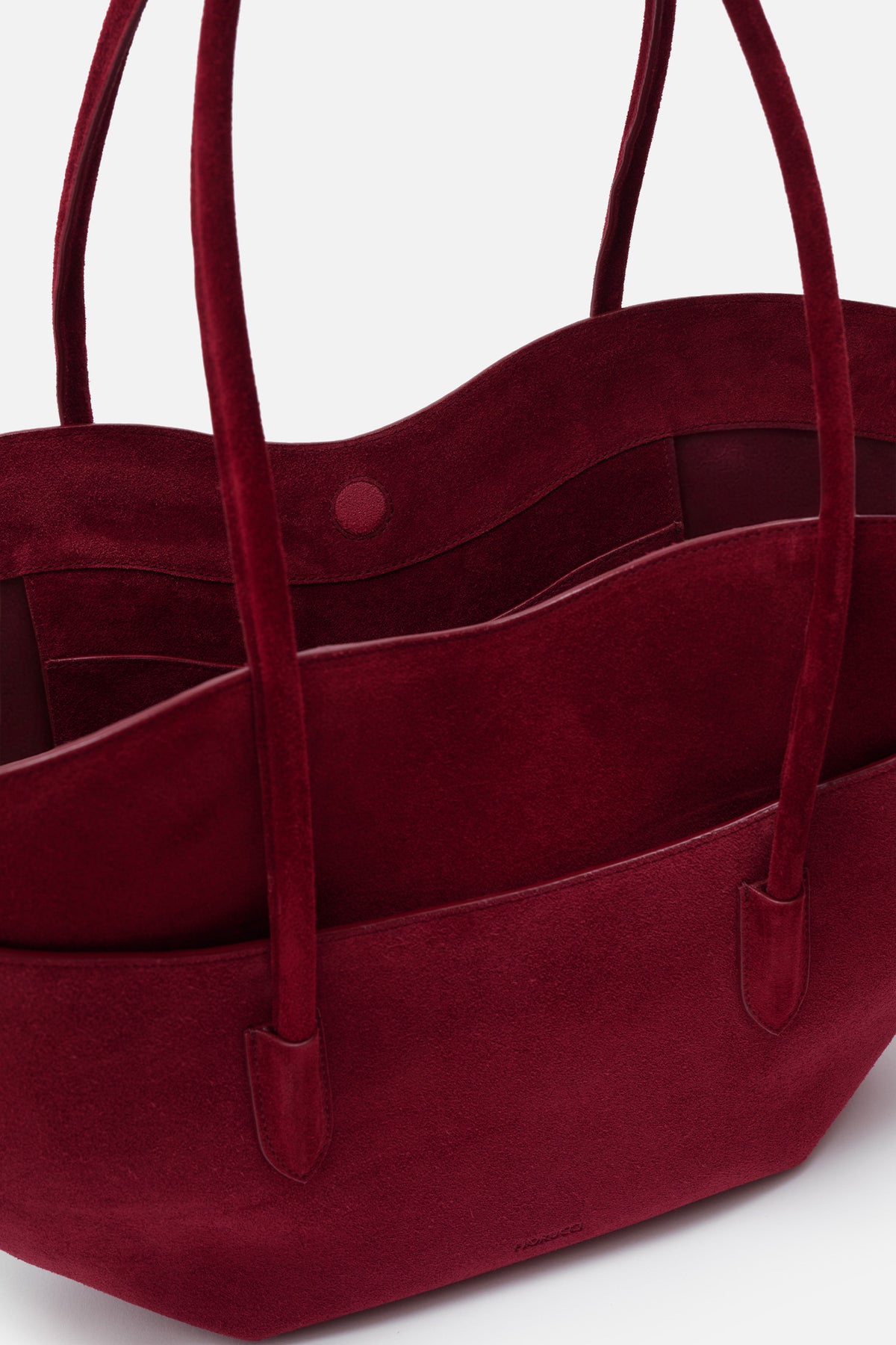 Suede Lips Tote Bag