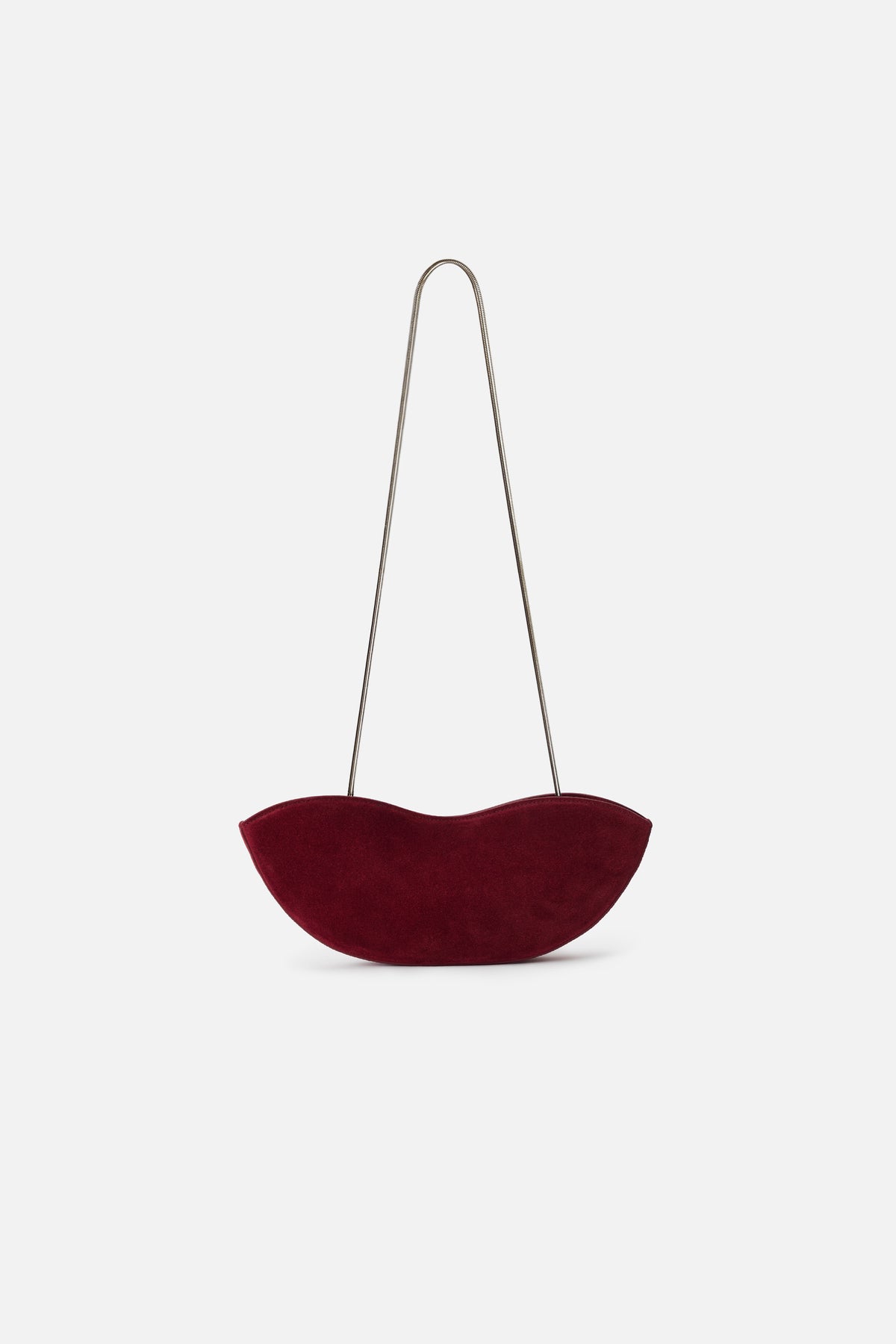 Suede Lips Clutch