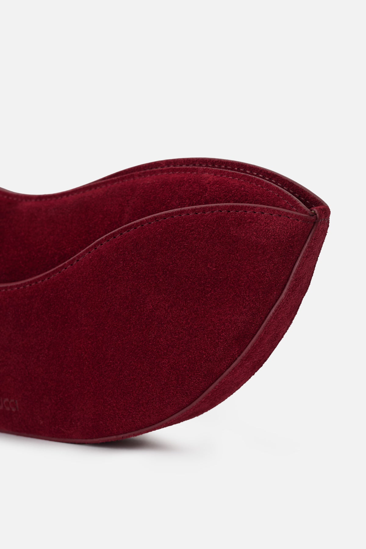 Suede Lips Clutch