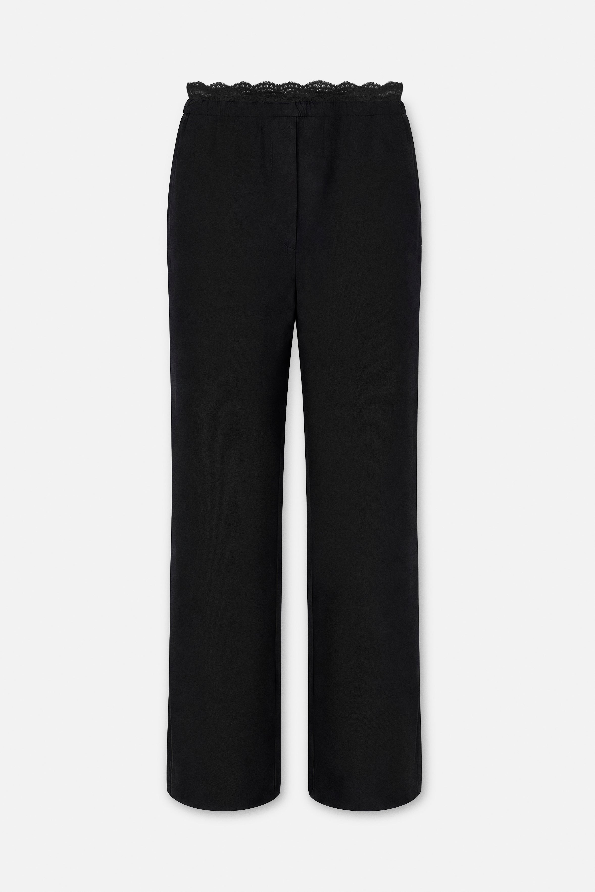 Lace Trim Trousers