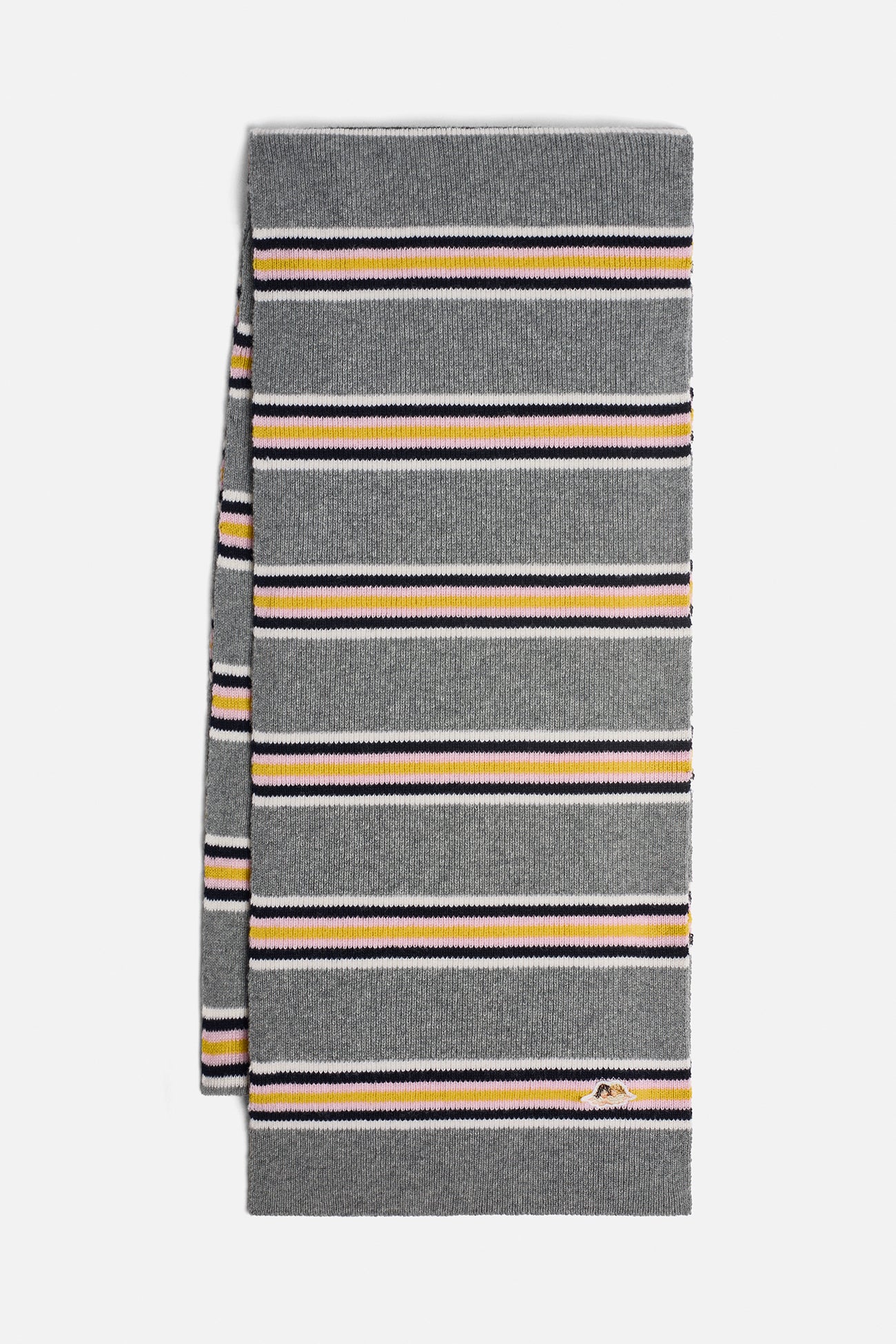 Striped Angels Patch Scarf