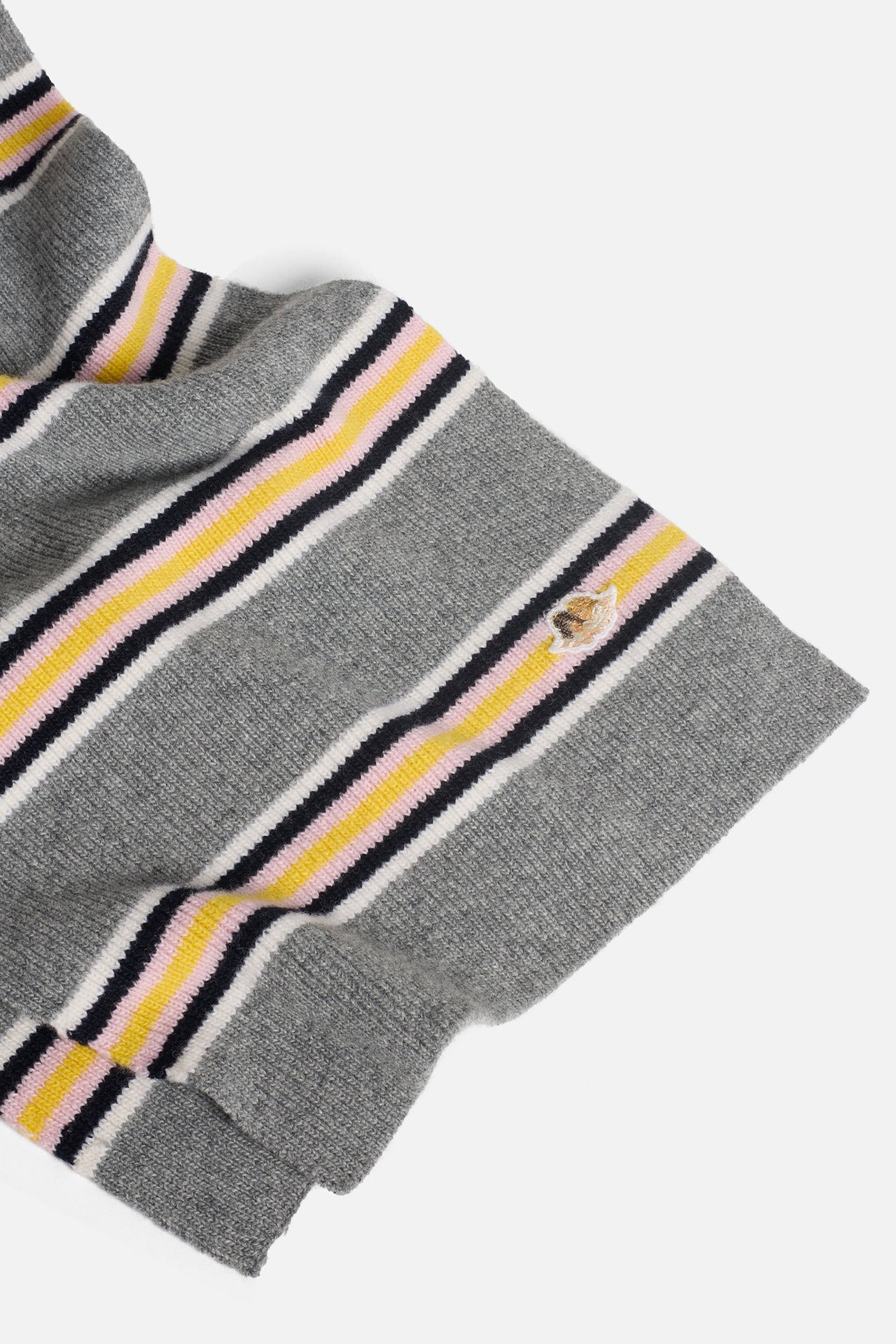 Striped Angels Patch Scarf