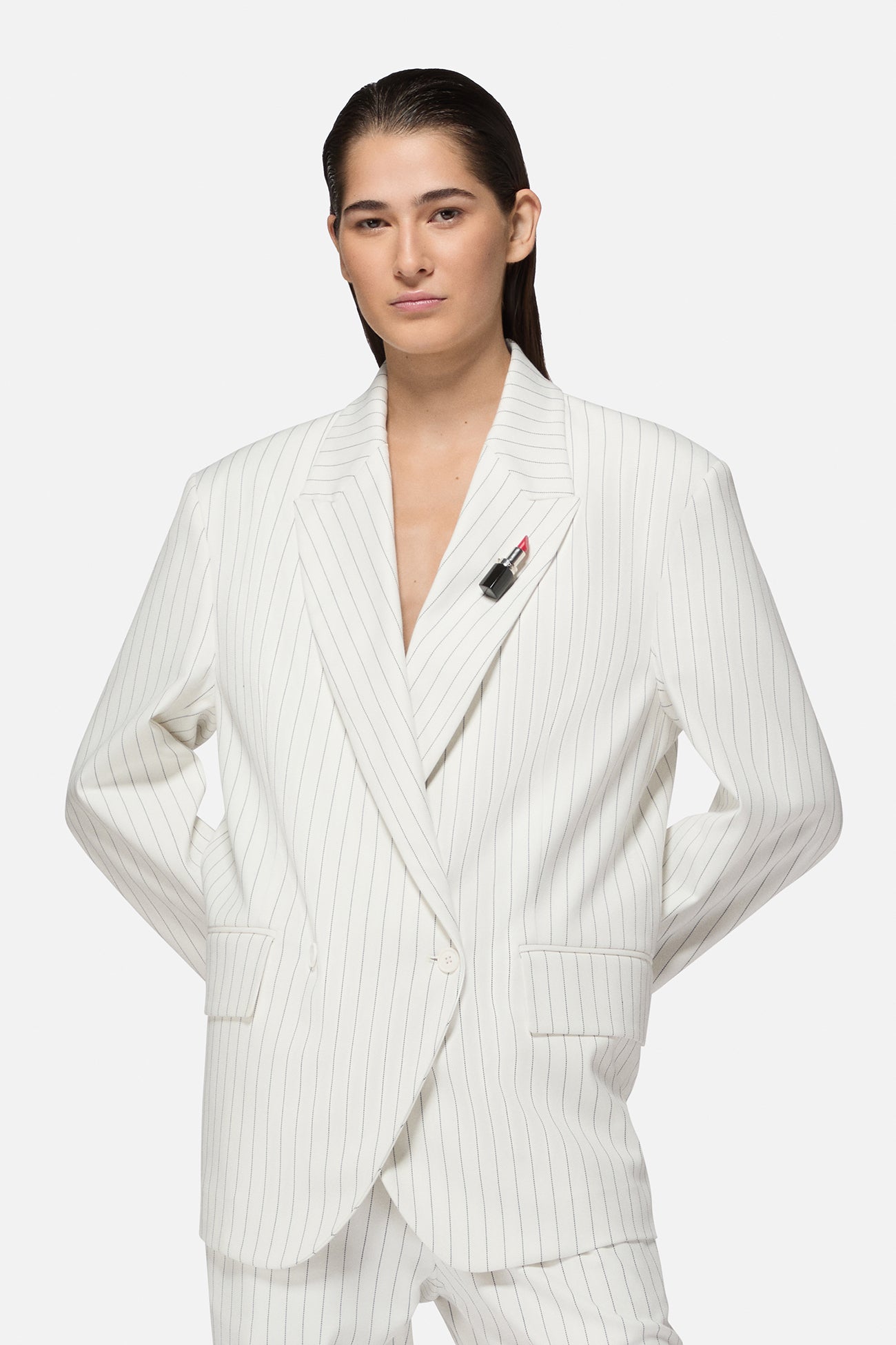 Blazer Doppiopetto Gessato