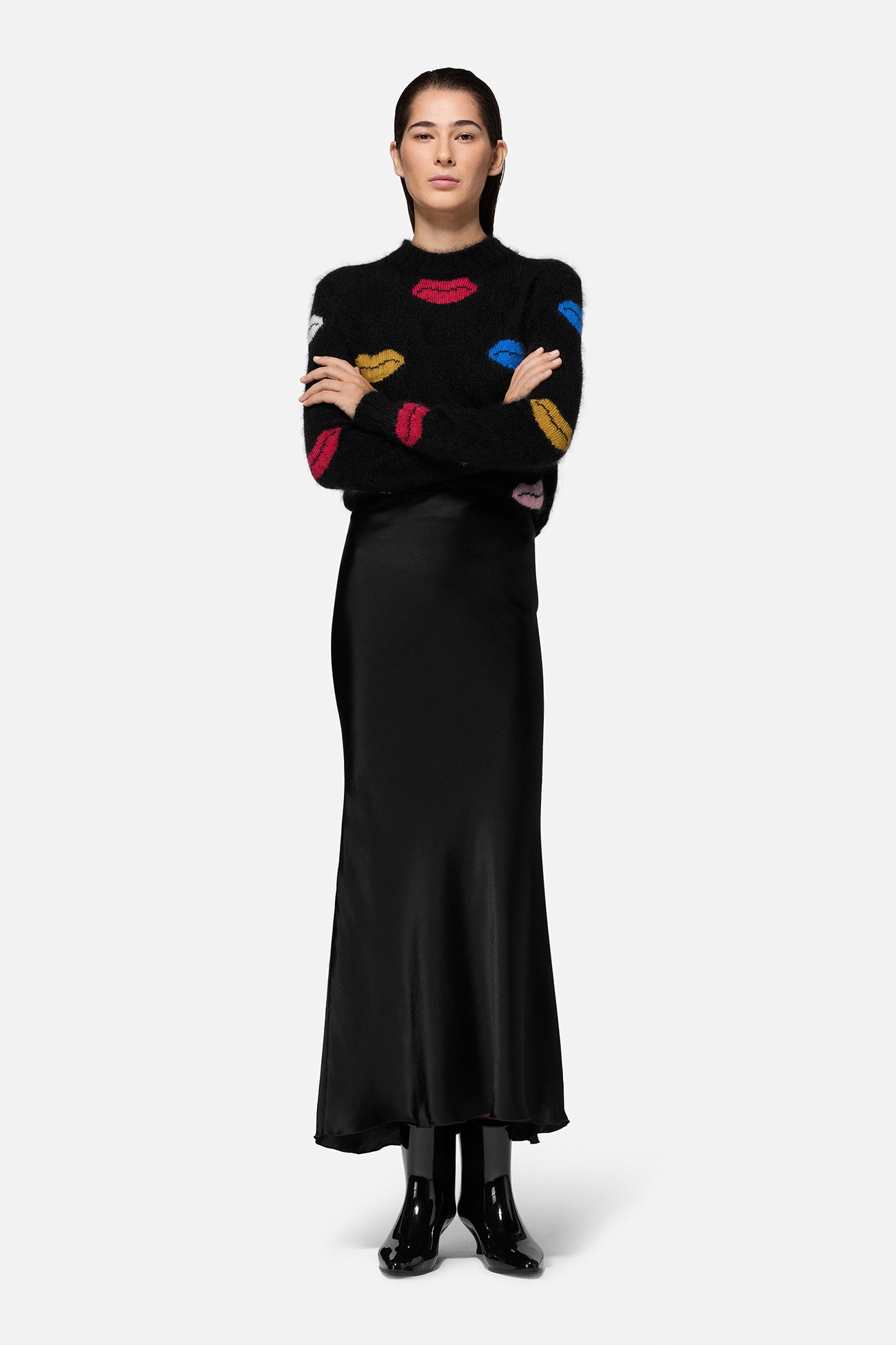 Satin Maxi Skirt