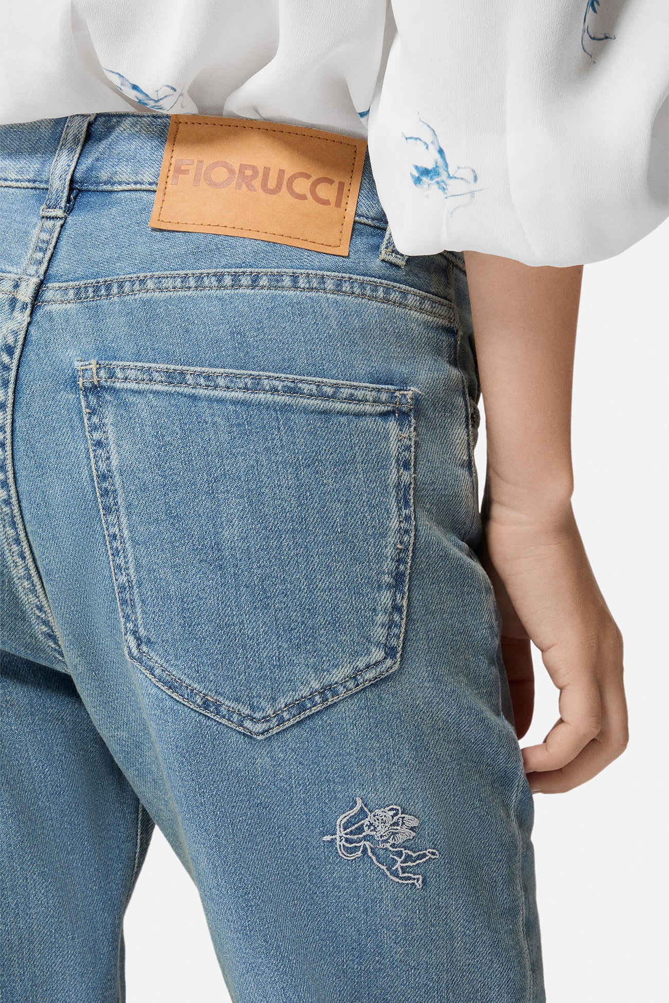 Cupid Raw Straight Jeans
