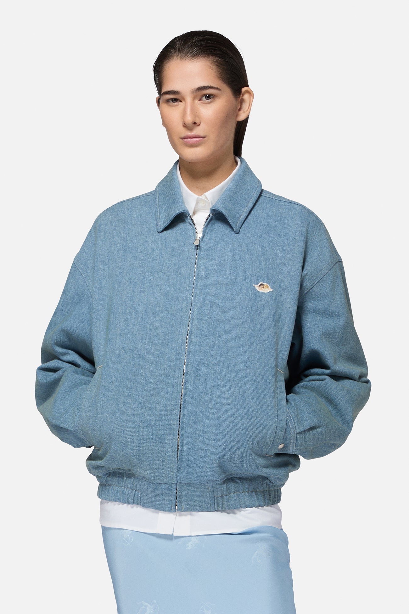 Bomber Denim Patch Angeli