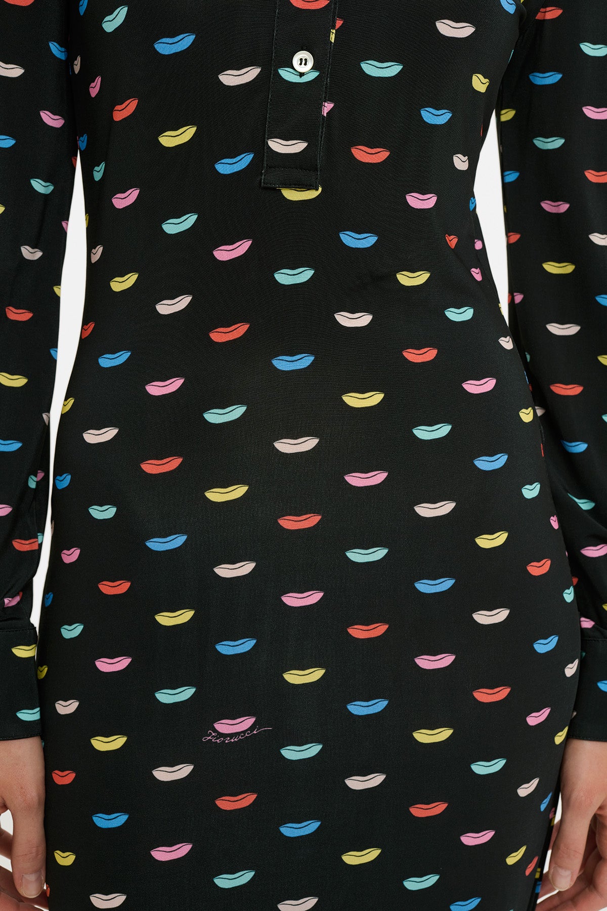 Maxi Abito Polo Lips