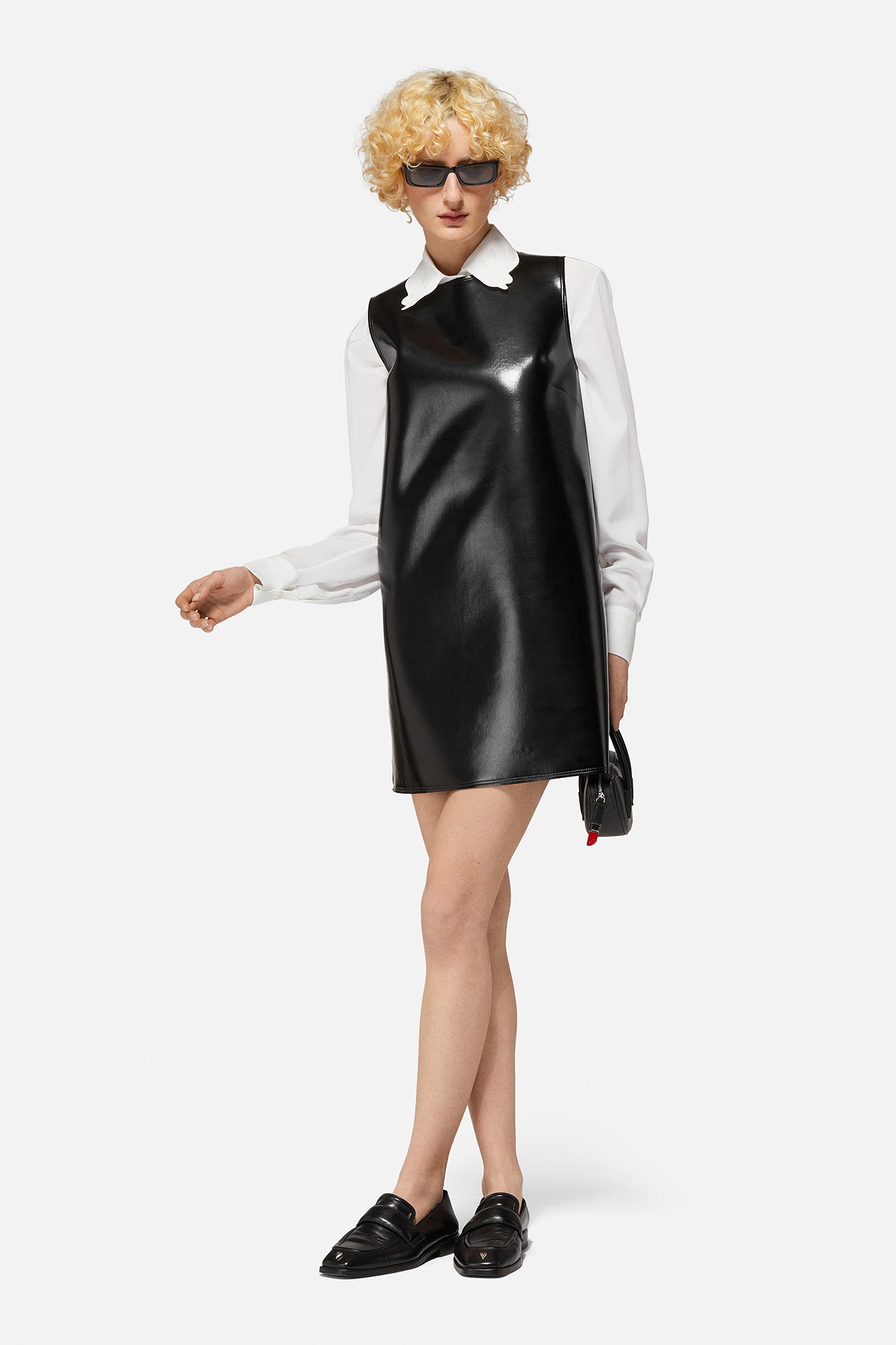 Vinyl Mini Dress