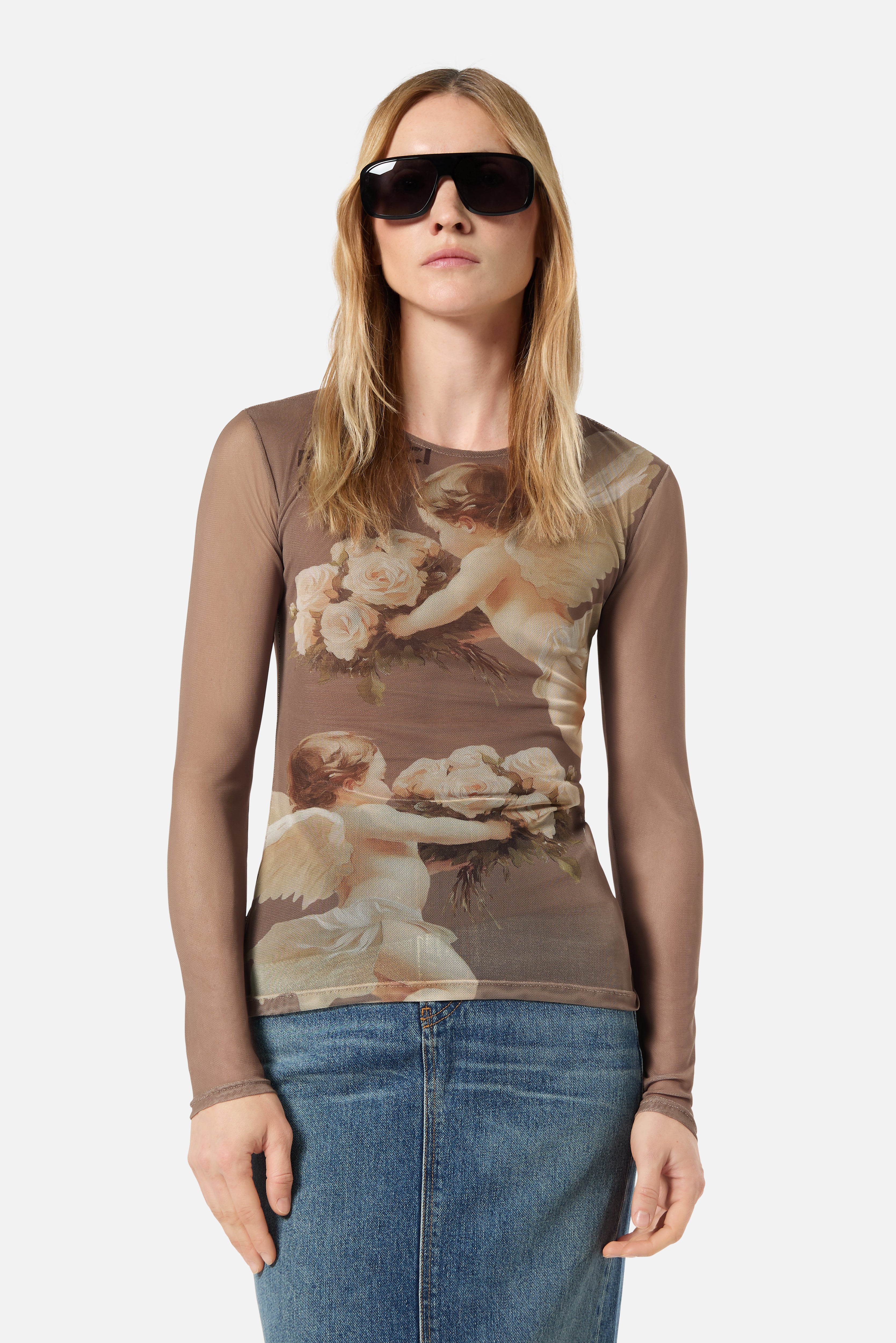 Bouquet Angels Long Sleeve Top