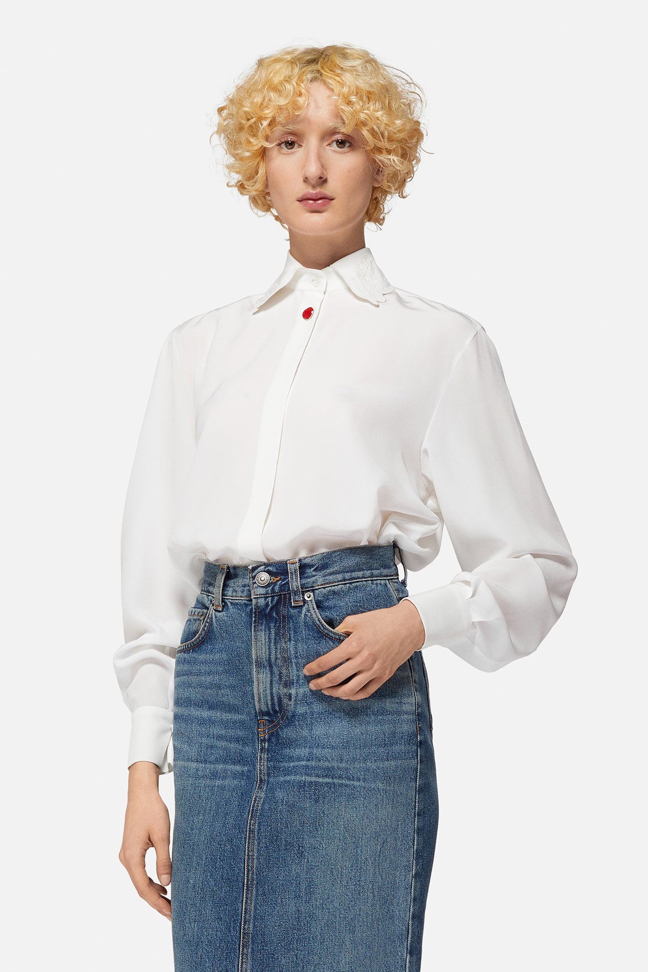 Double Cupid Collar Shirt