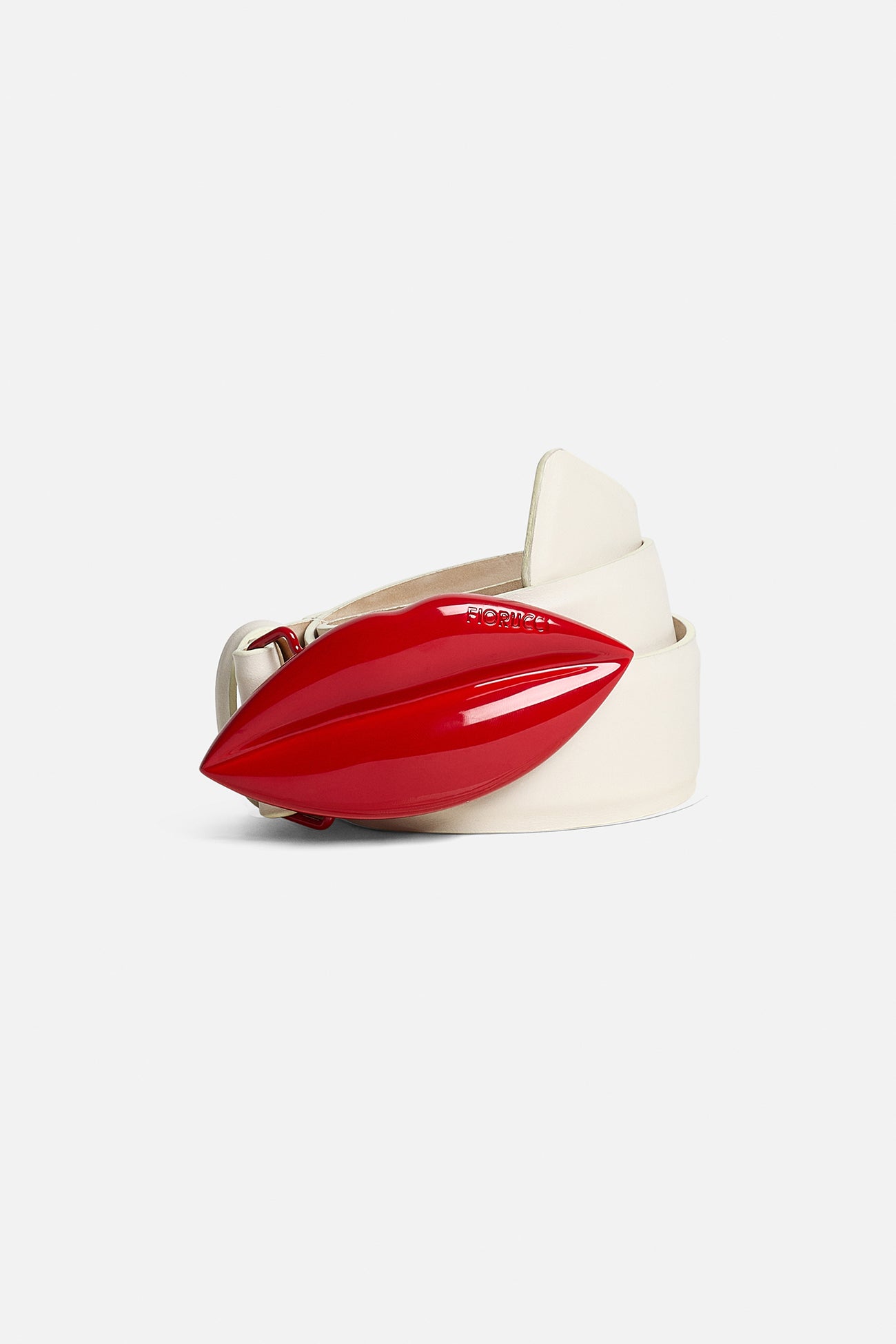 Leather Lips Belt