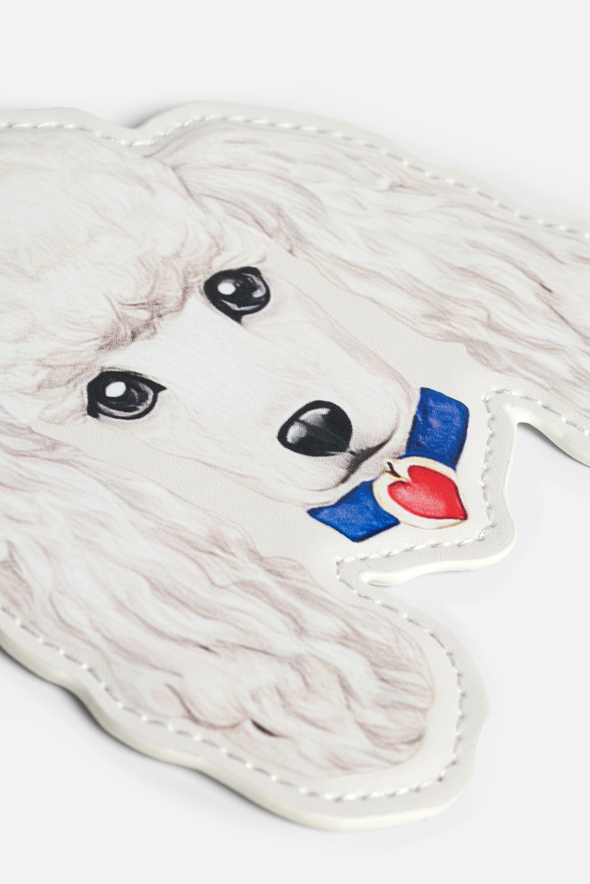 Poodle Face Keychain