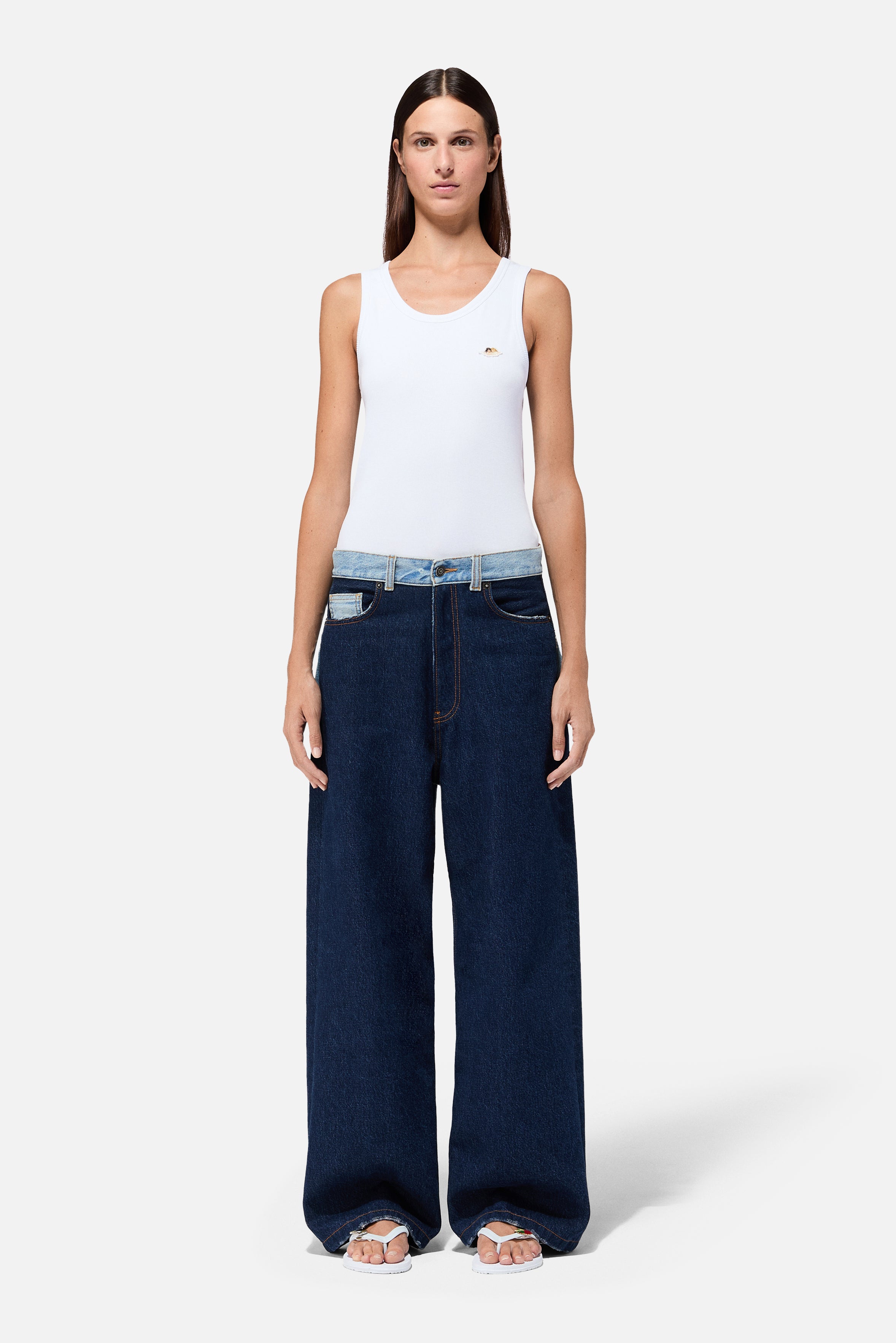 Heartline Baggy Jeans Multi