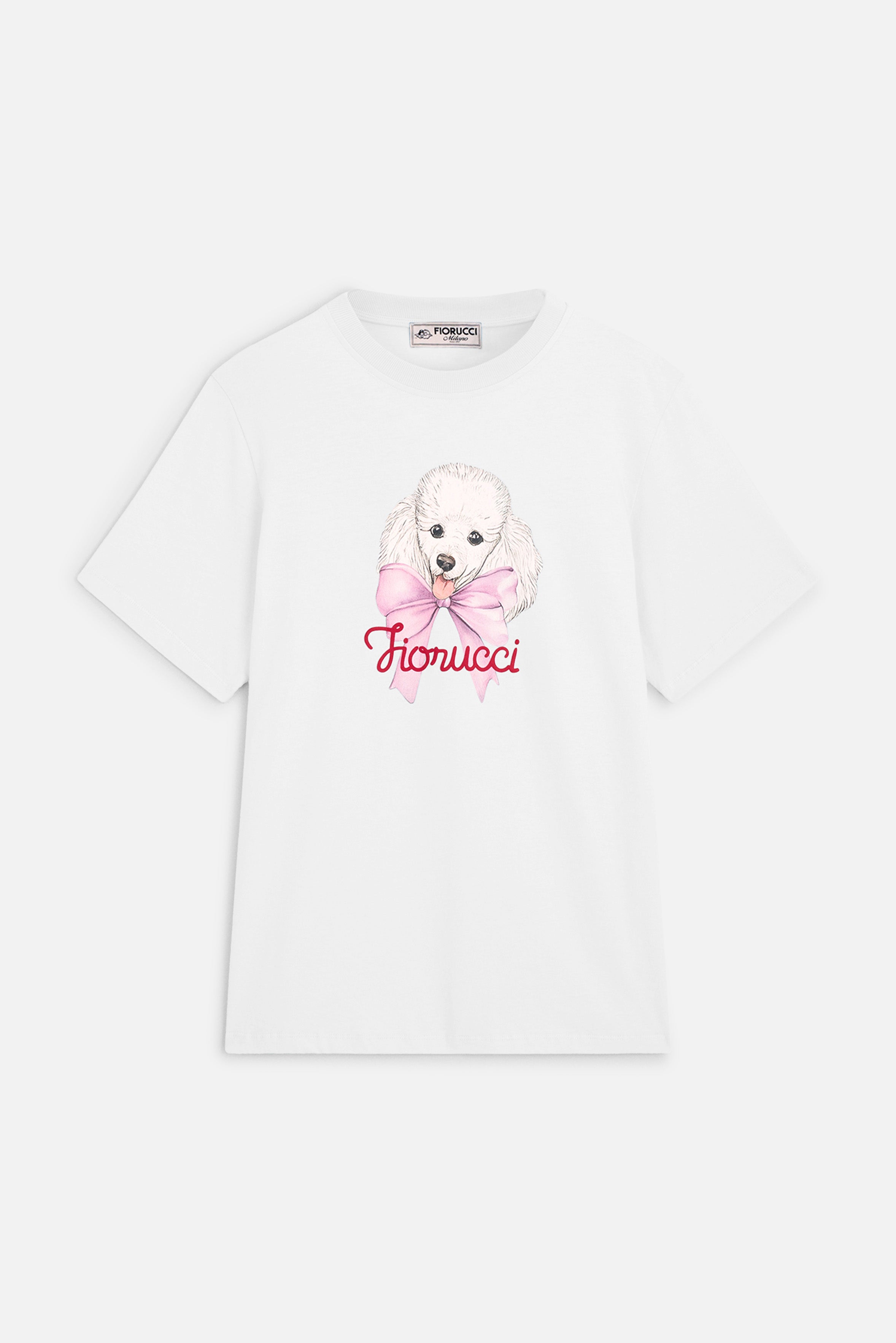Poodle Logo Regular T-Shirt White