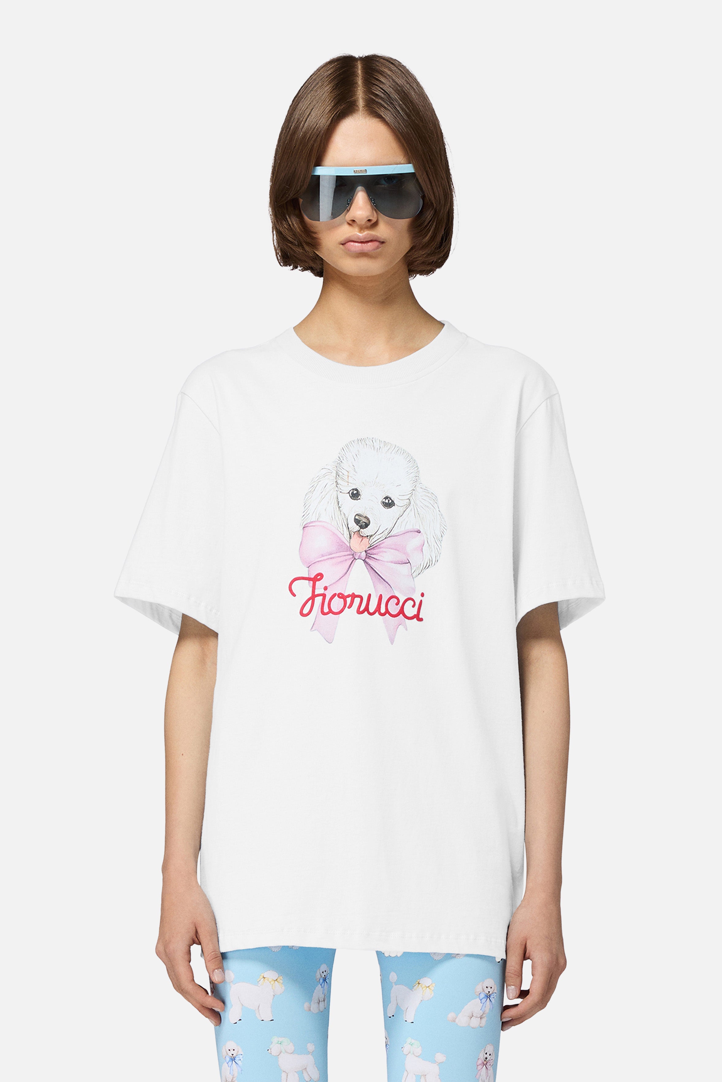 Poodle Logo Regular T-Shirt White