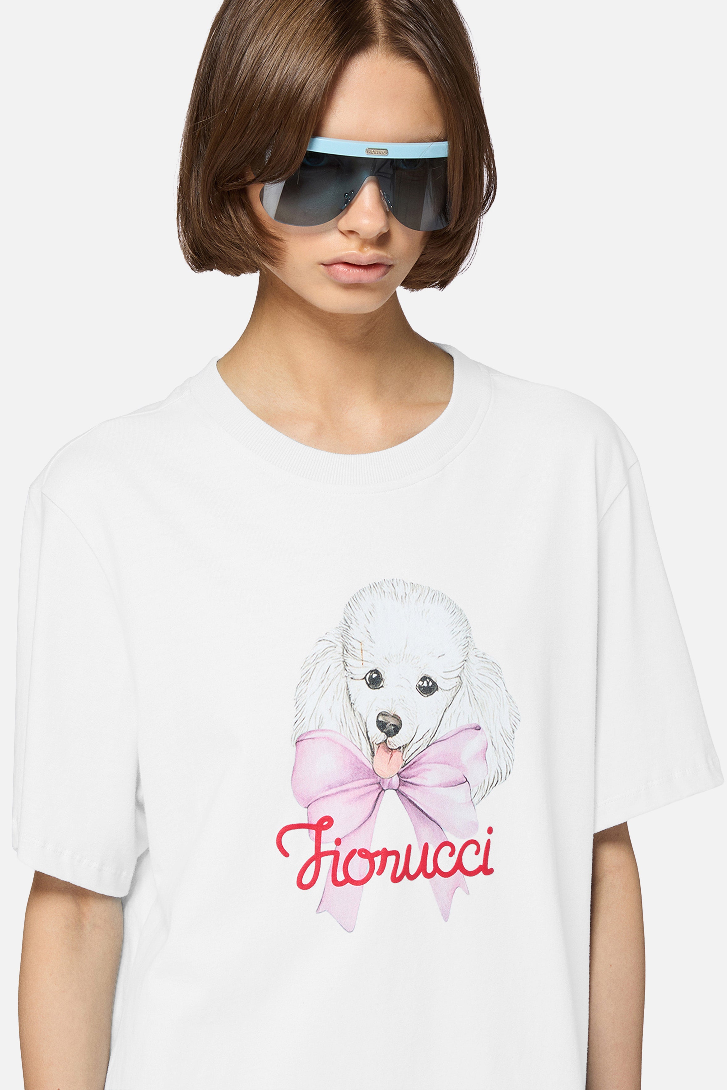 Poodle Logo Regular T-Shirt White