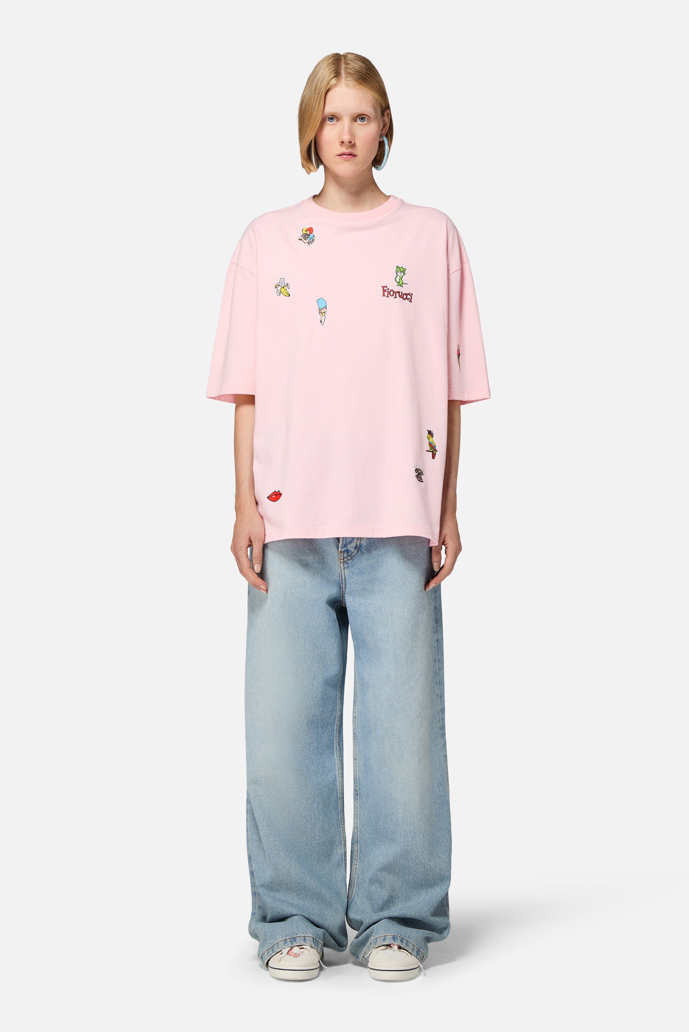 Toys Print Print Relaxed T-Shirt Pink