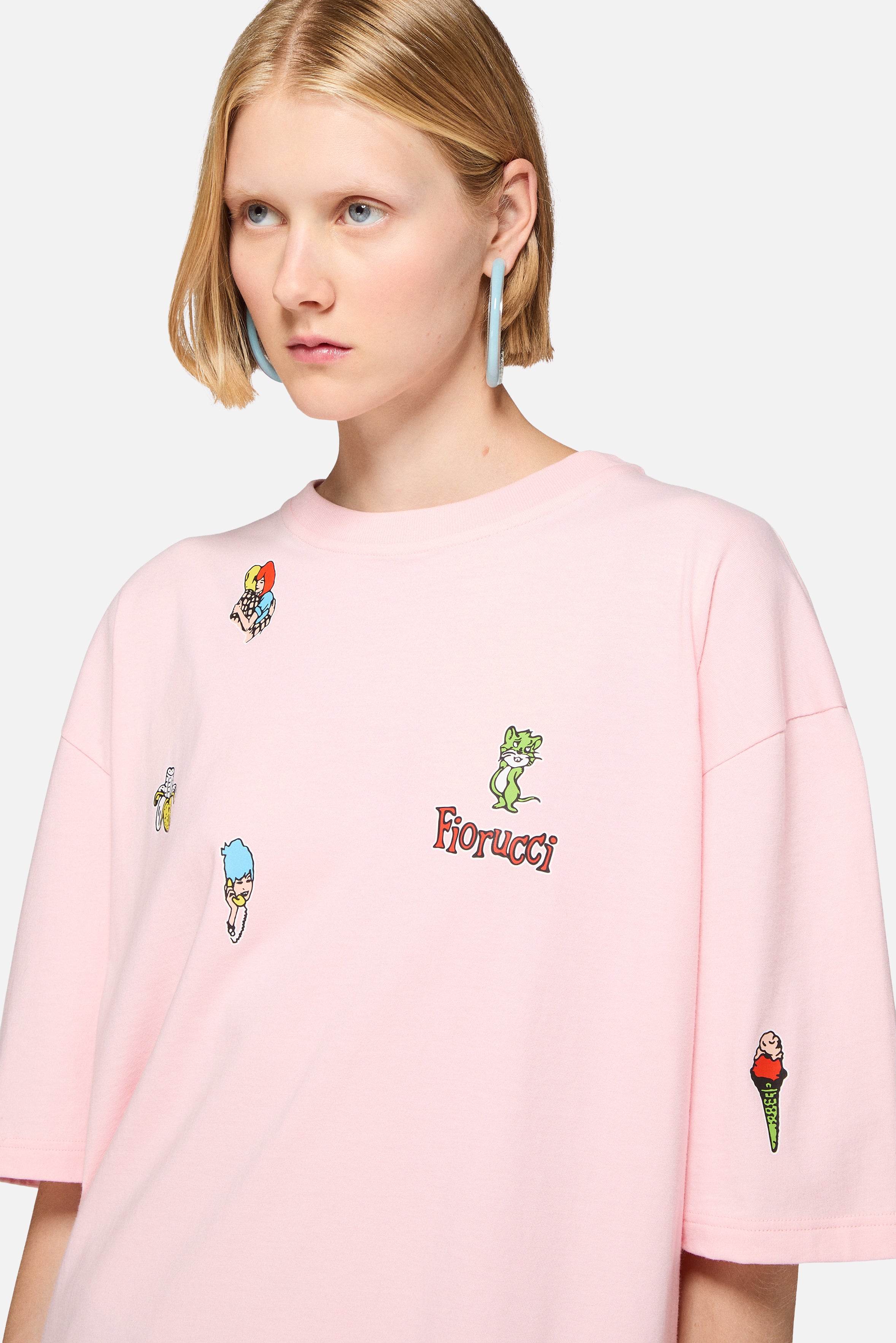 Toys Print Print Relaxed T-Shirt Pink
