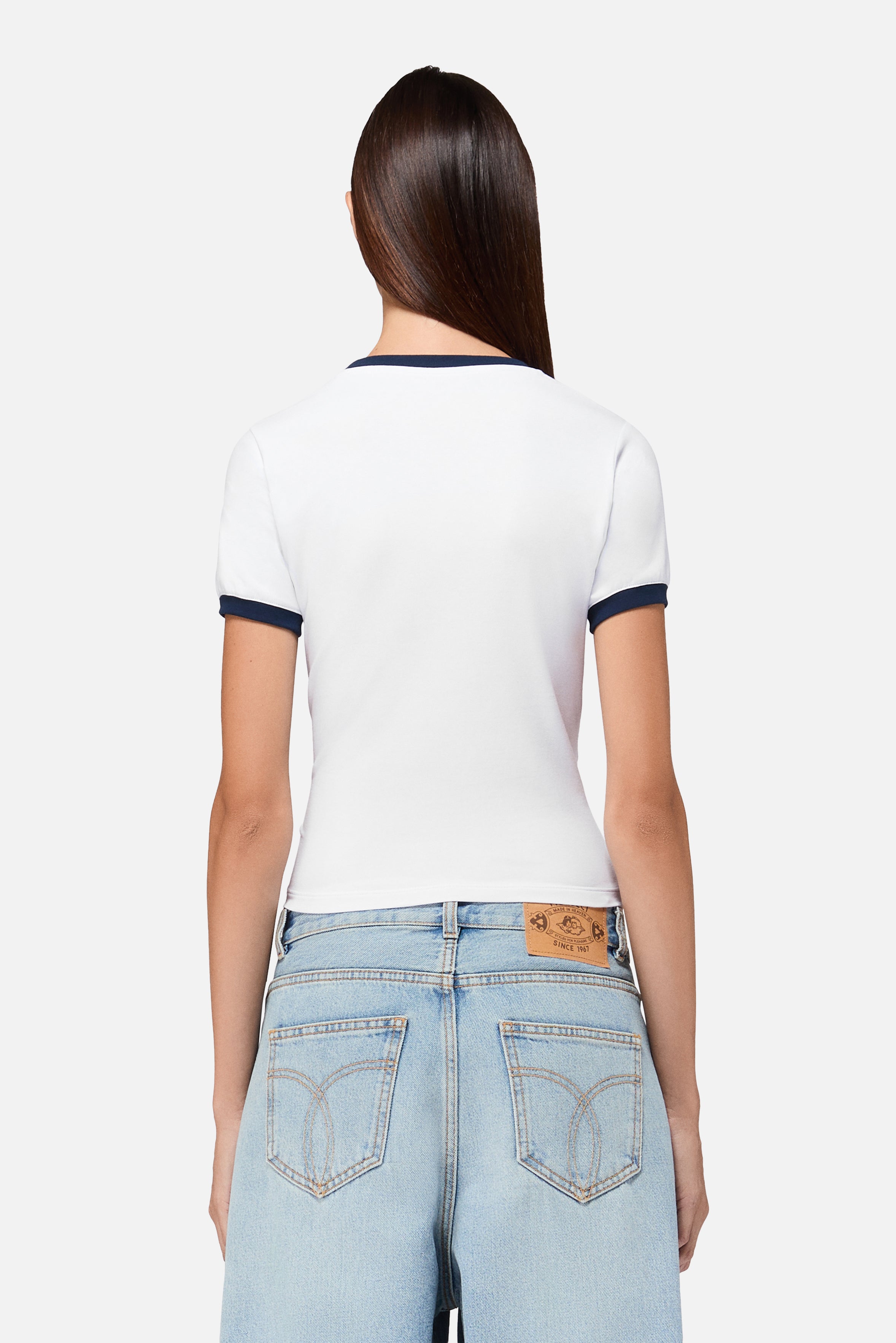 Popcorn Print Baby T-Shirt White