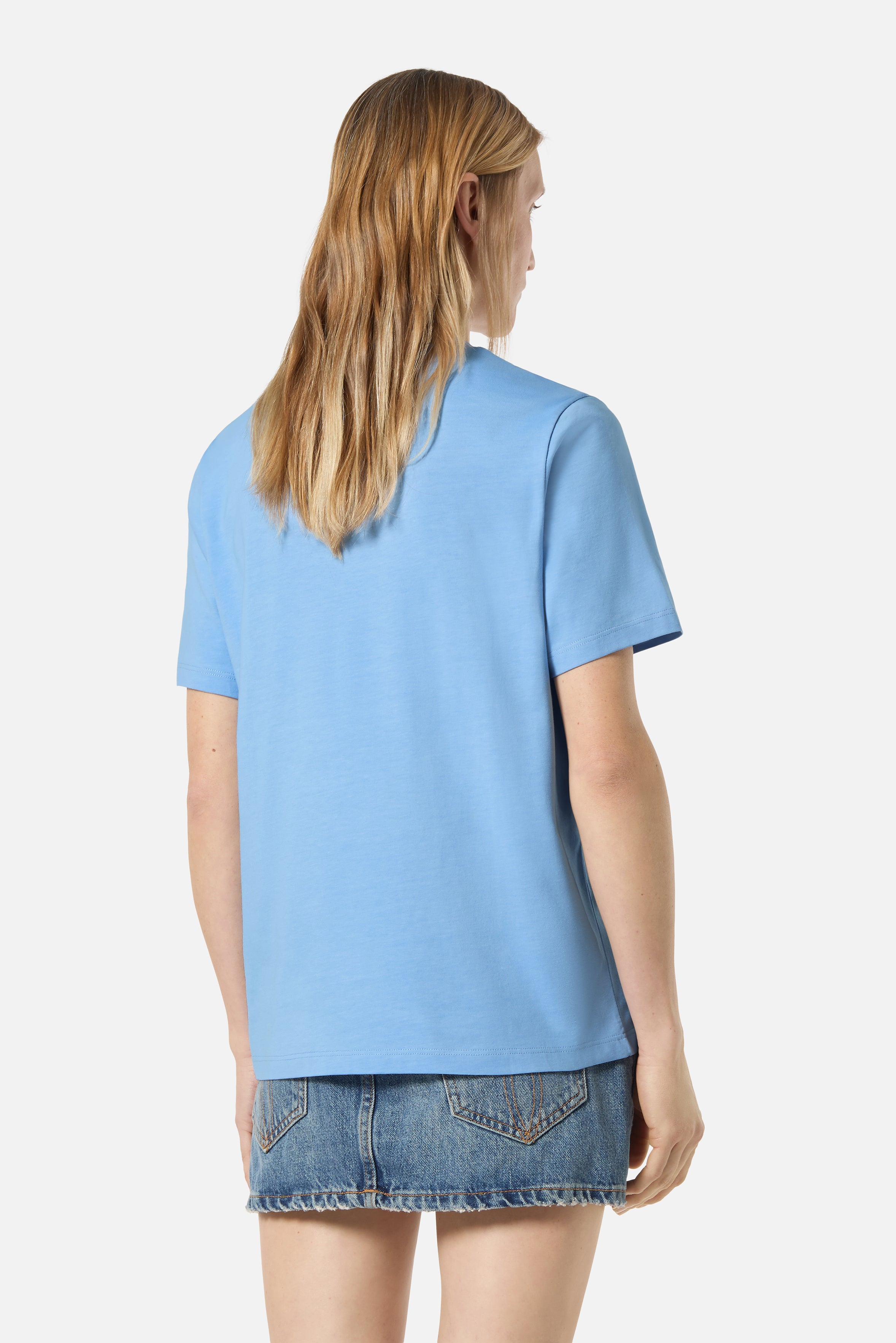 T-Shirt Regular Patch Angeli Azzurra
