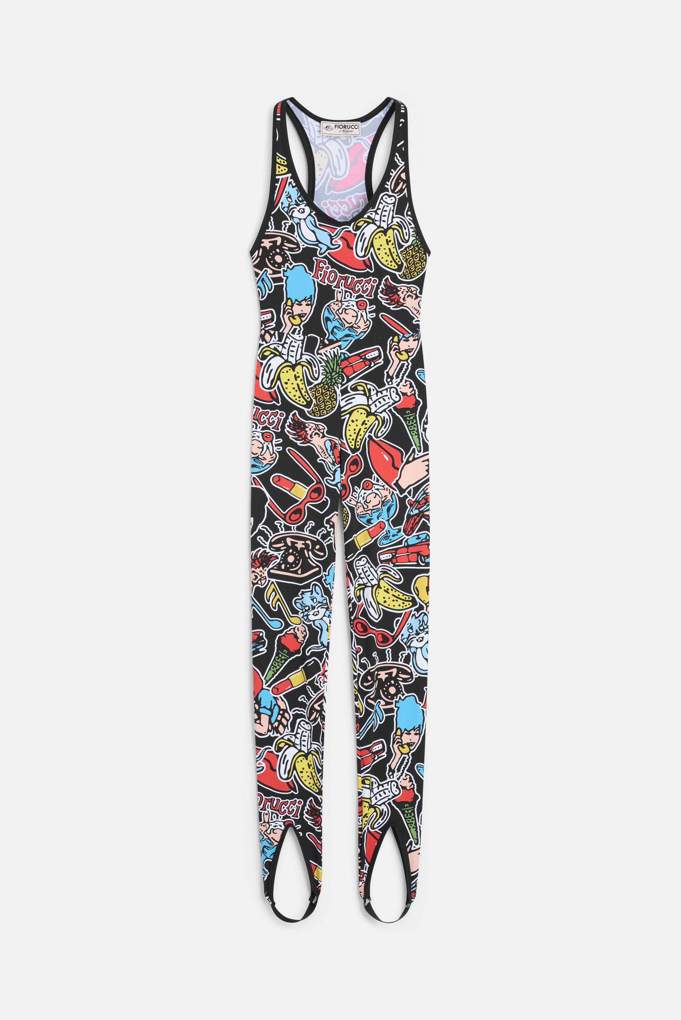 Toys Print Jumpsuit Black