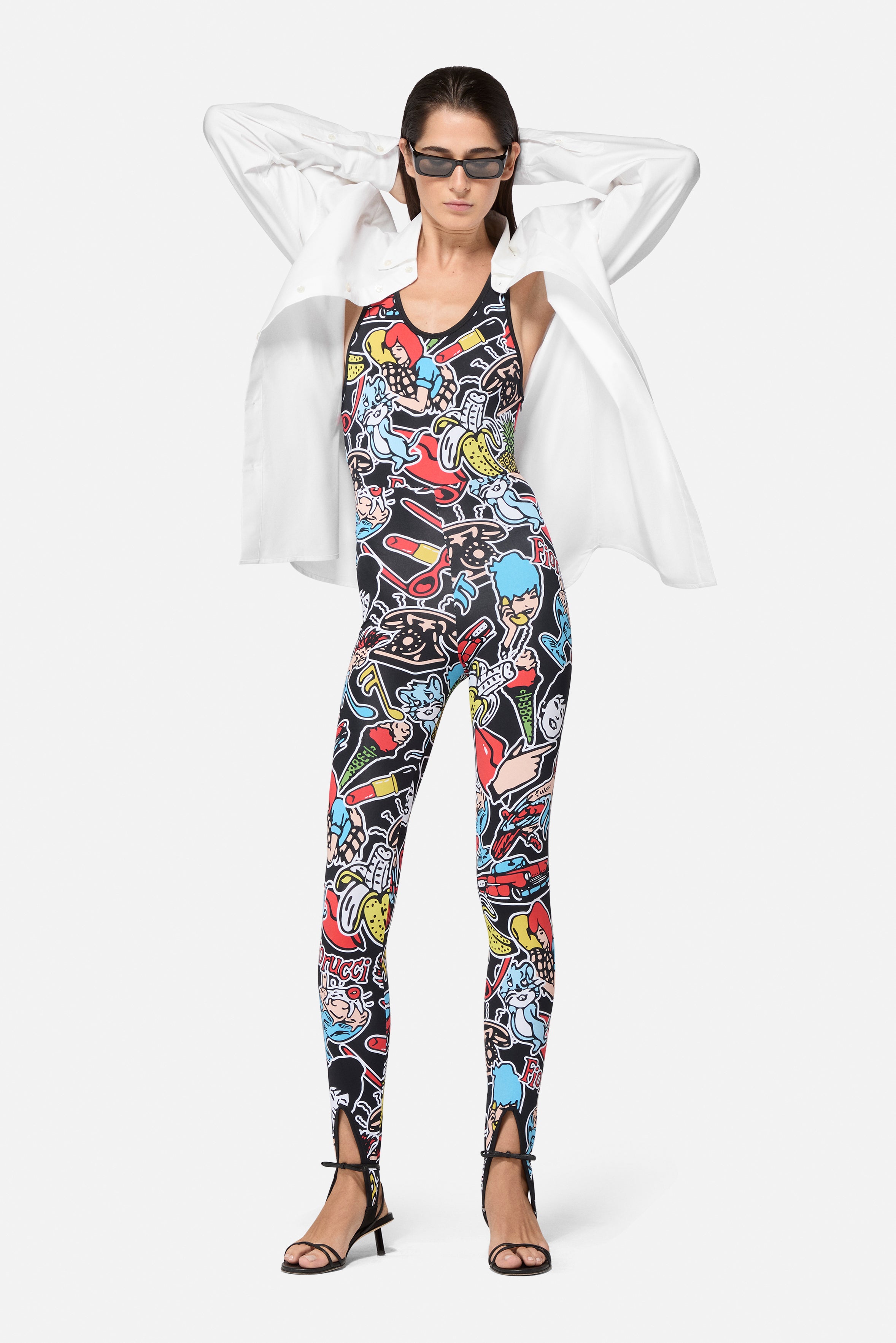 Toys Print Jumpsuit Black