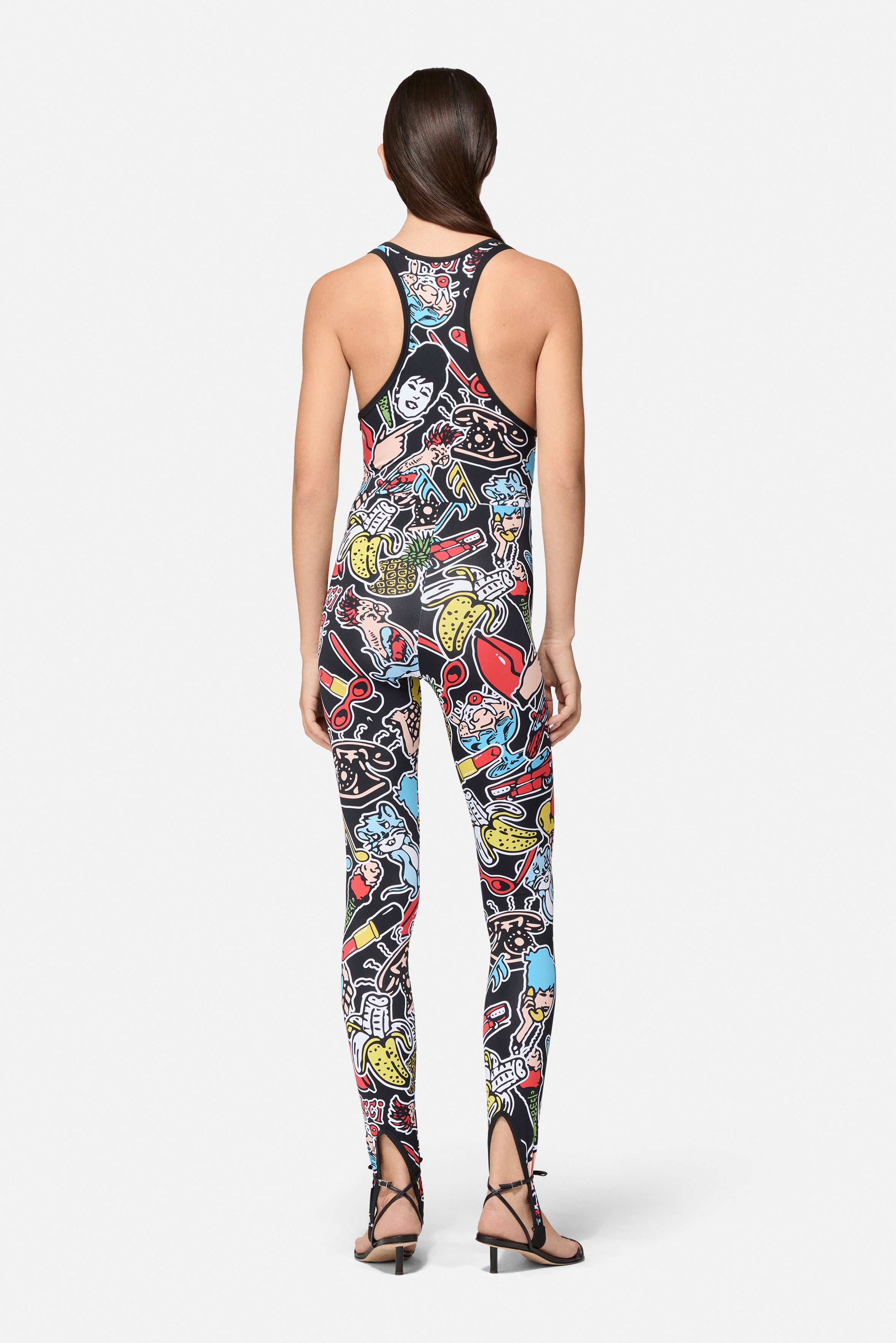 Toys Print Jumpsuit Black
