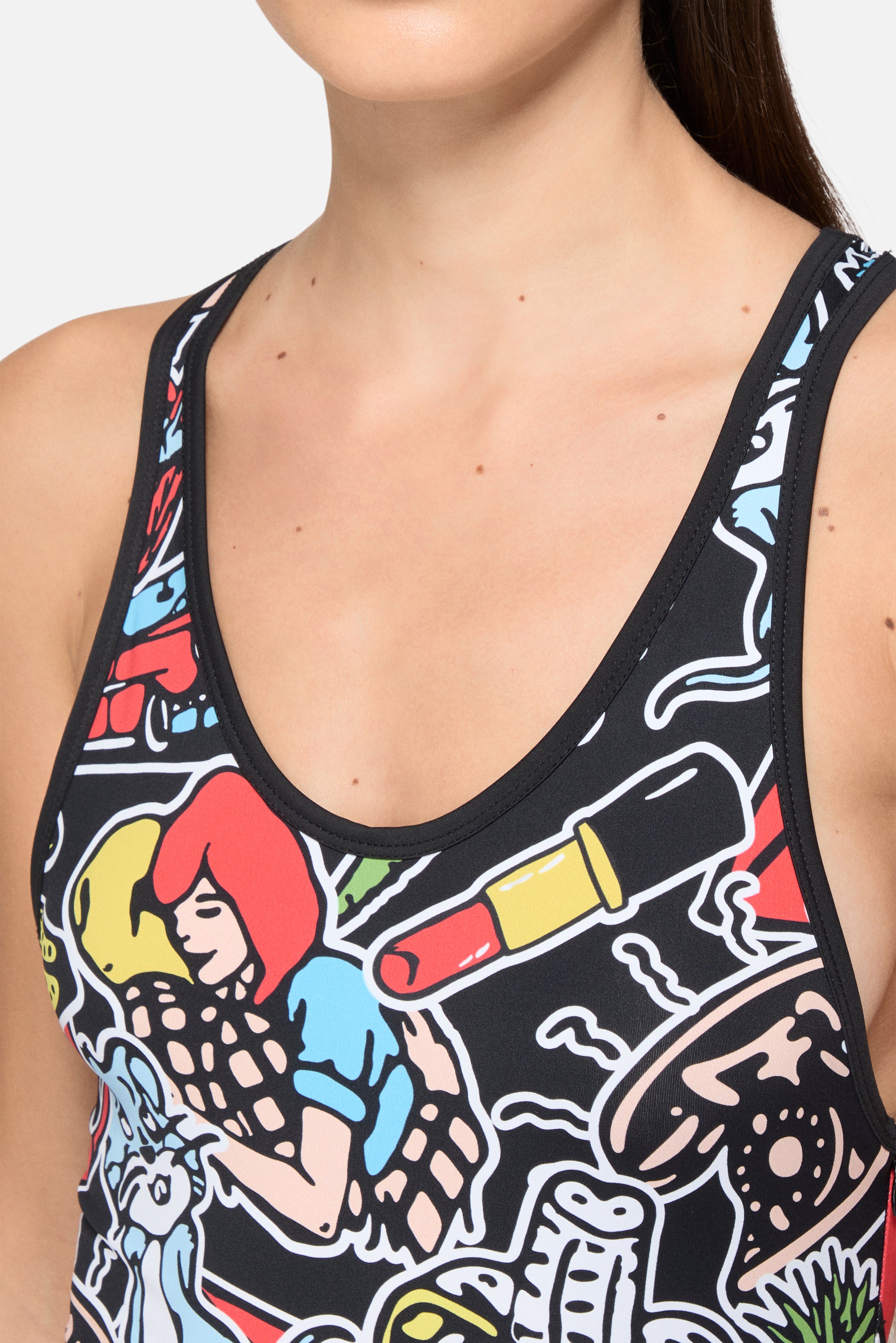 Toys Print Jumpsuit Black