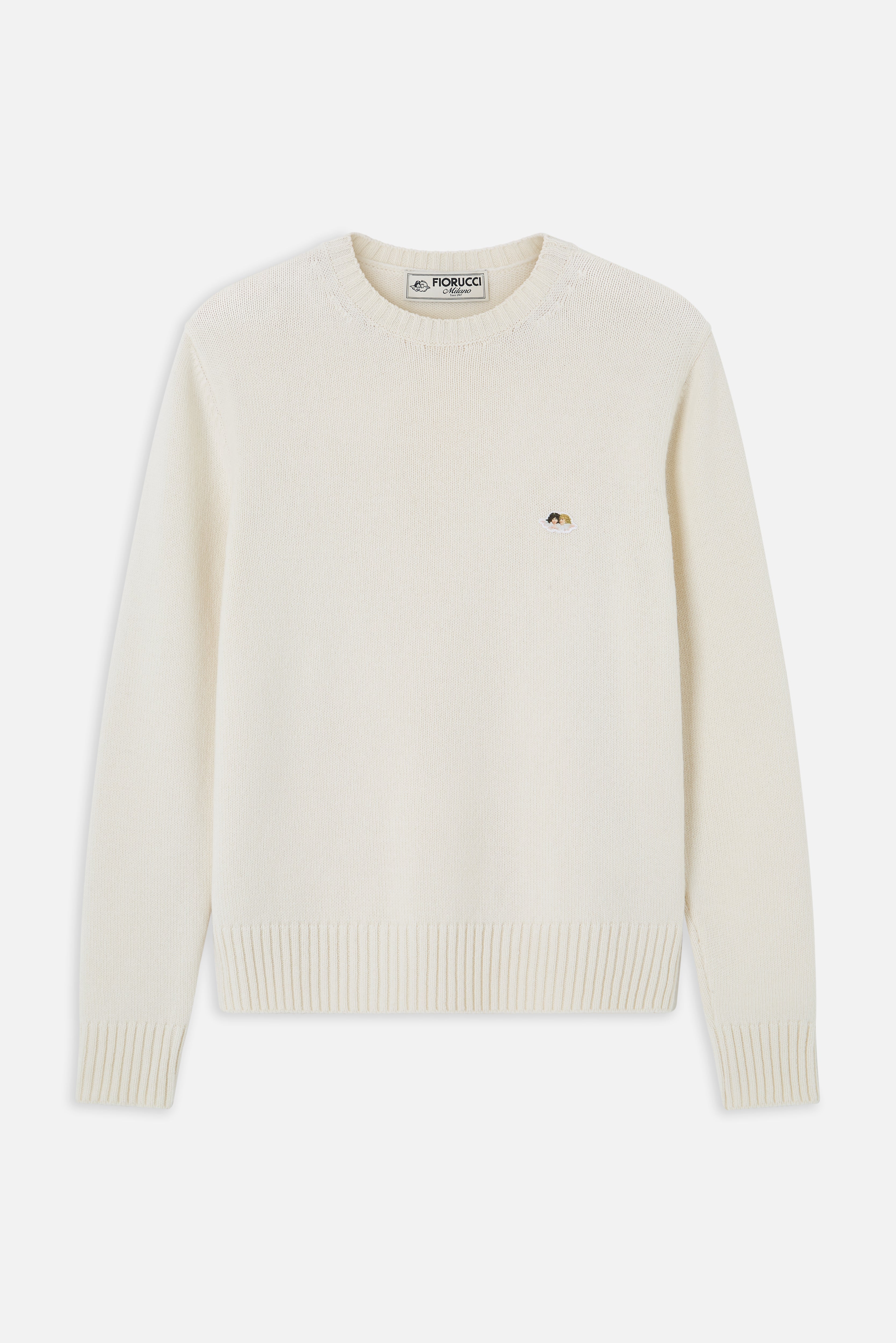 Angels Patch Merino Jumper Cream