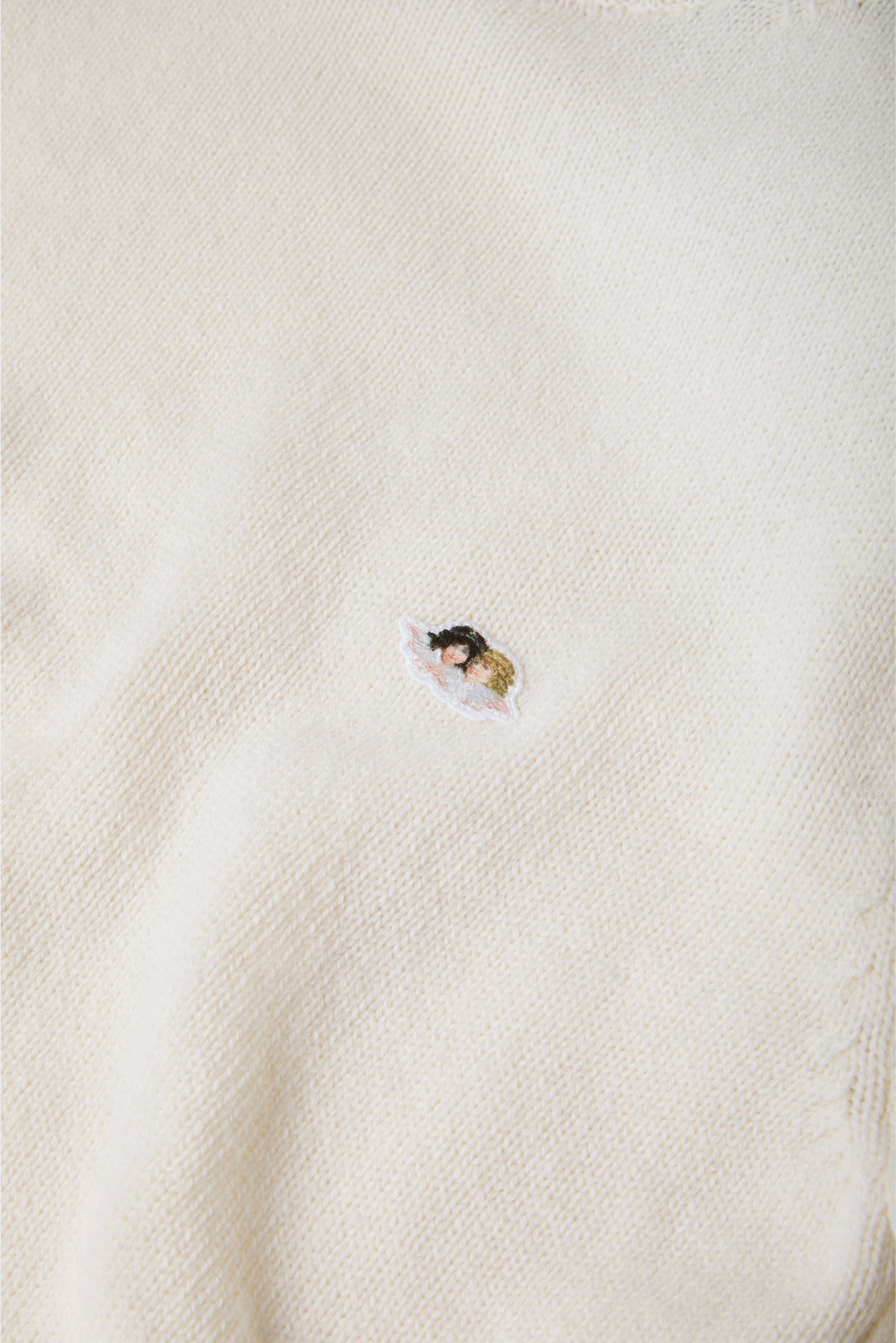 Angels Patch Merino Jumper Cream