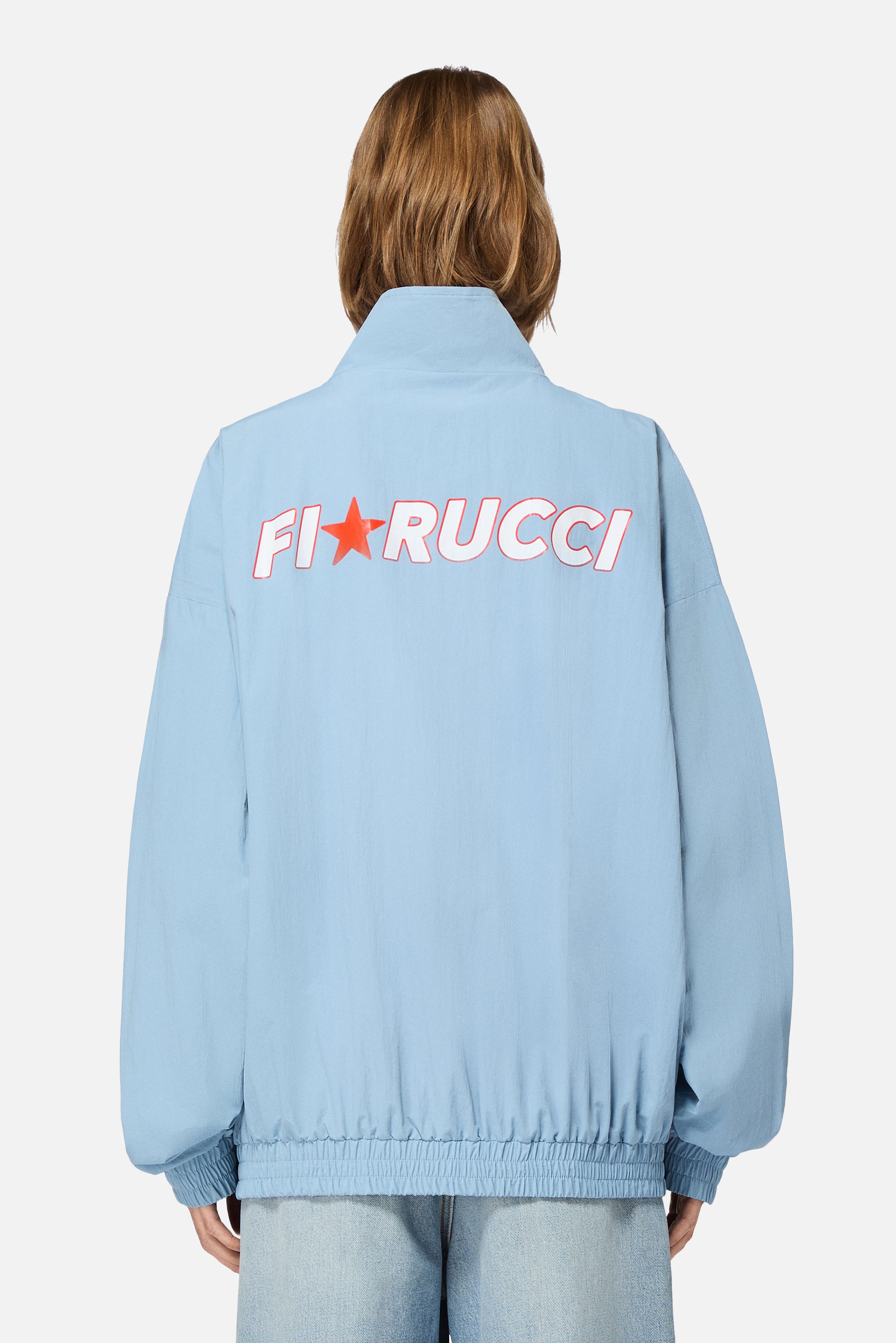 Star Logo Nylon Jacket White