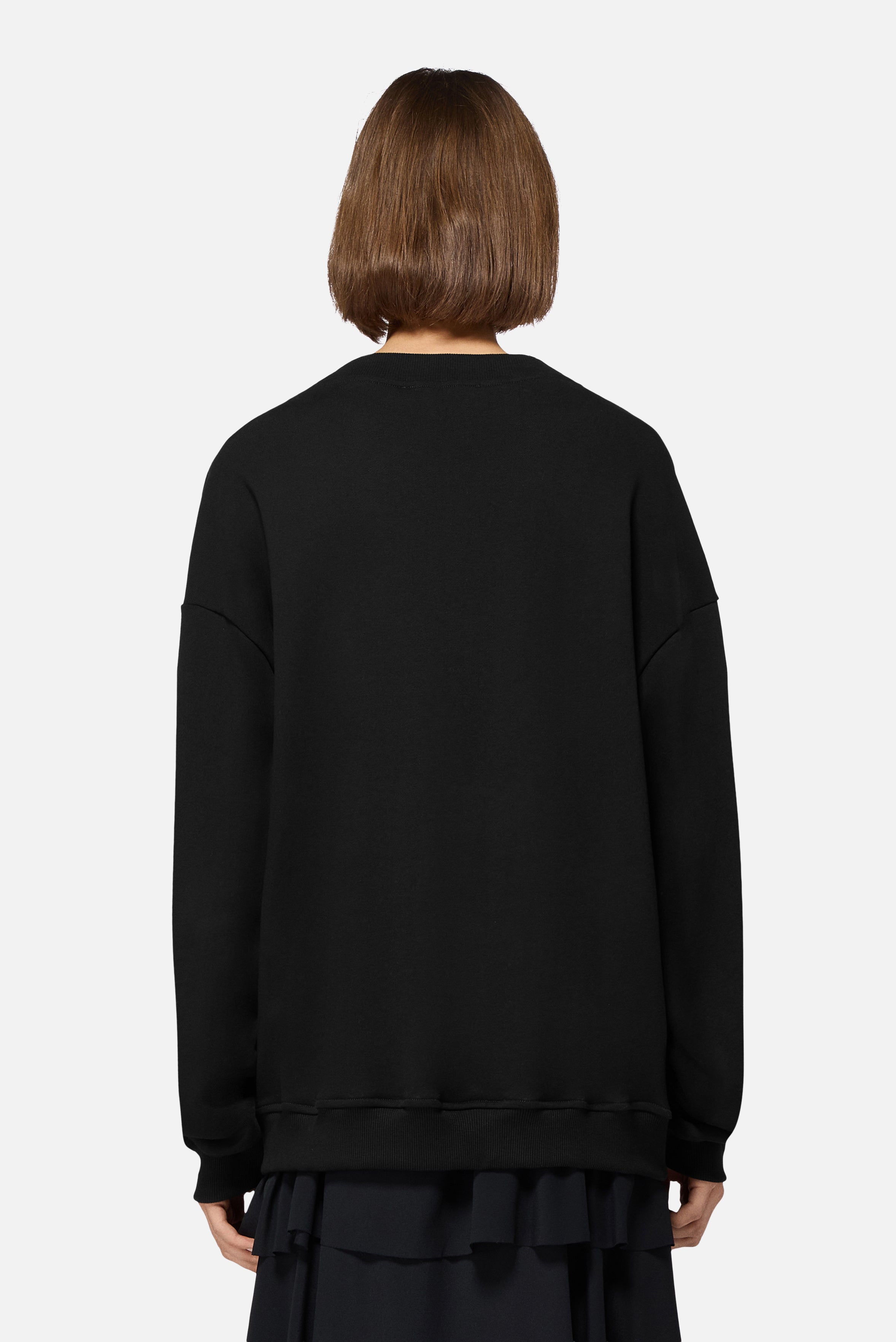 Lick Before You Label Relaxed Sweatshirt Black