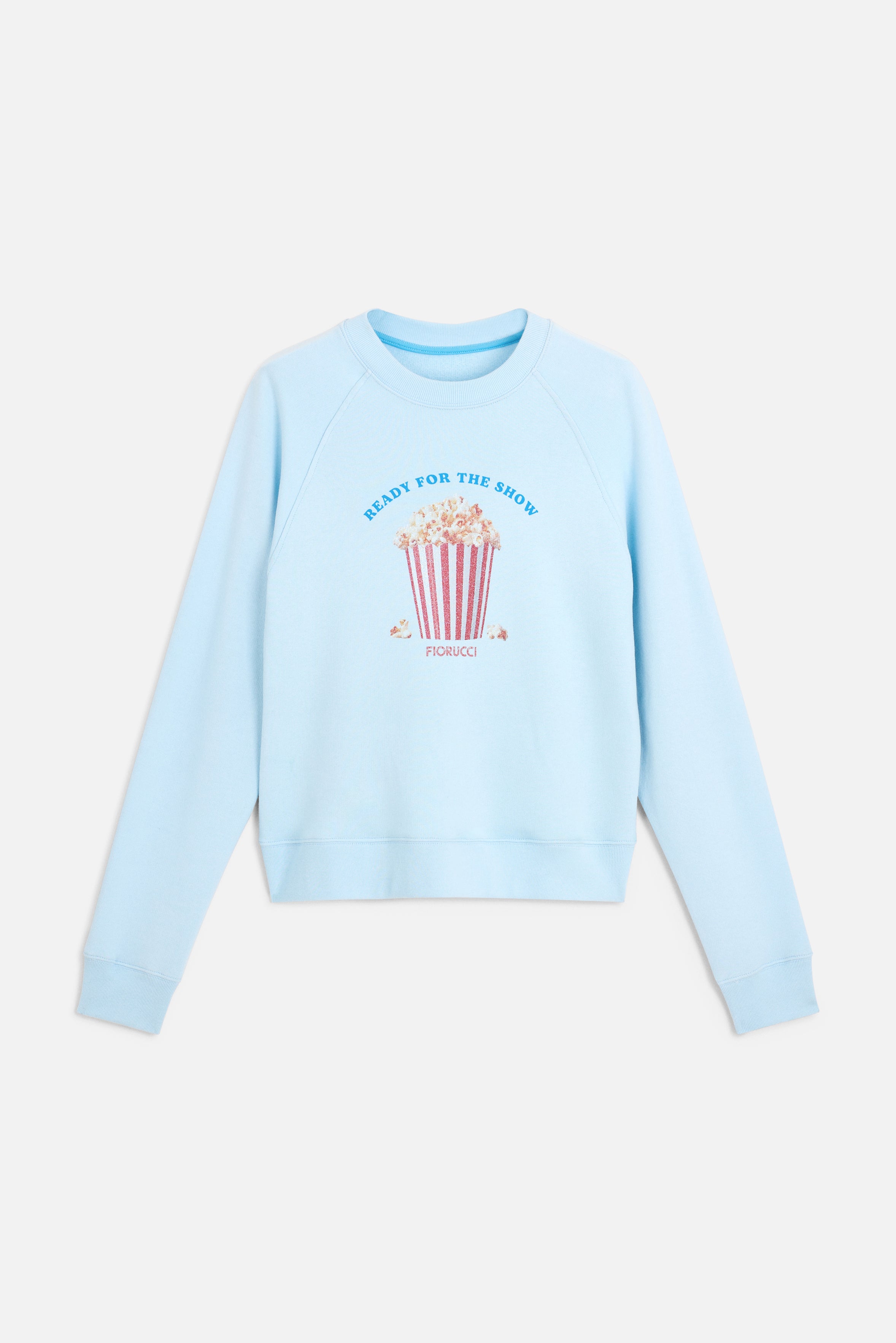 Popcorn Slim Sweatshirt Light Blue
