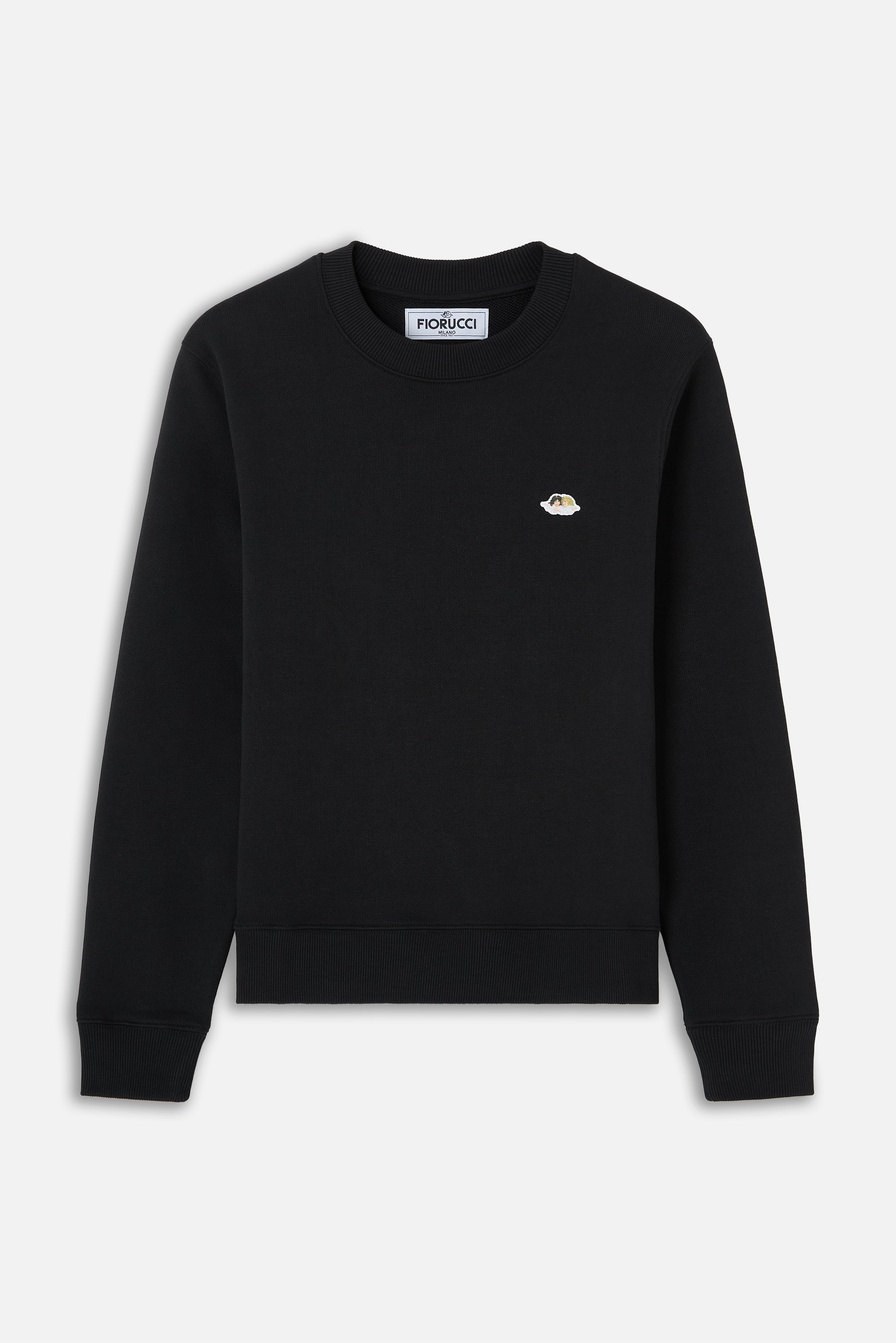 Angels Patch Regular Sweatshirt Black | Fiorucci
