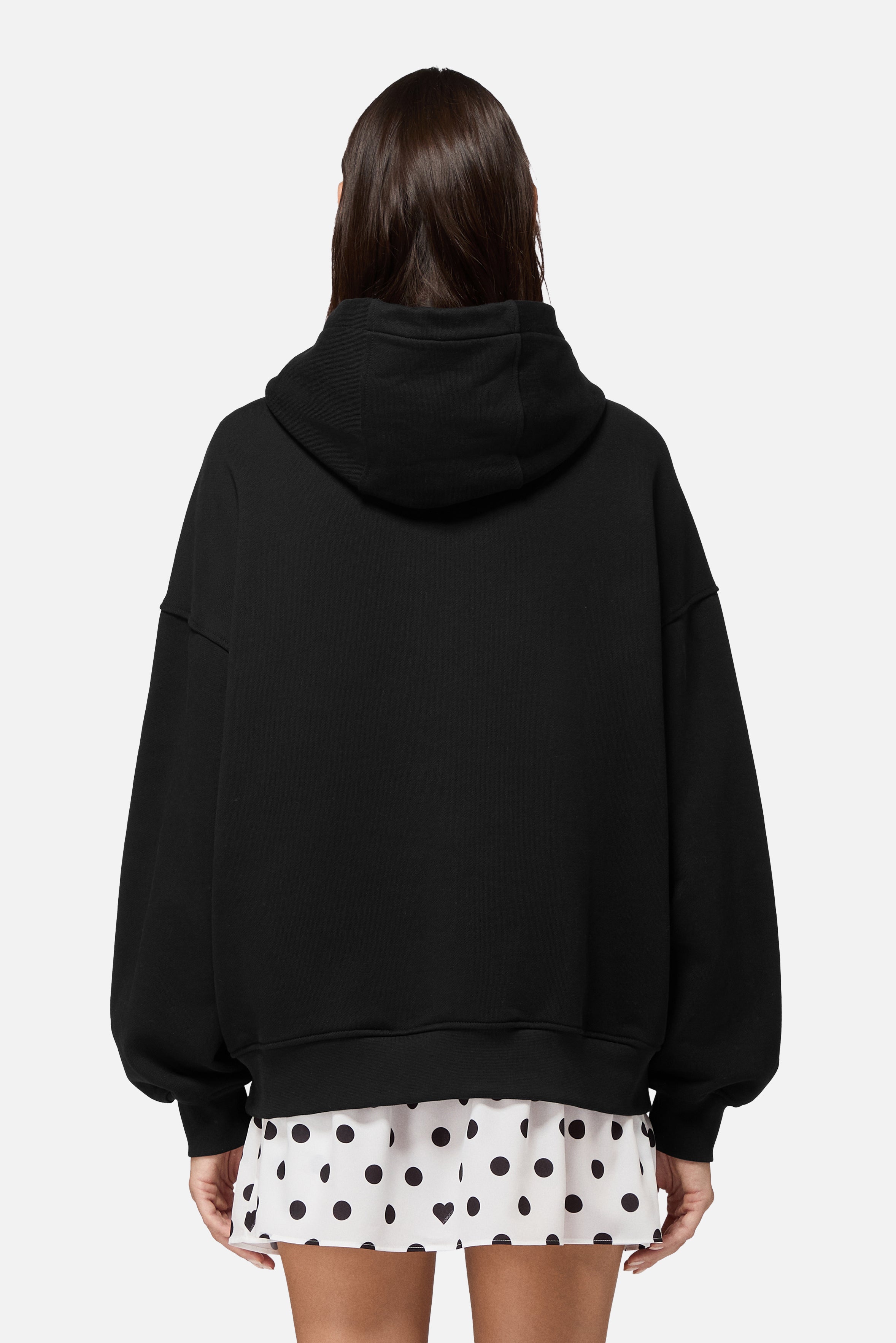 Pin Up Logo Relaxed Hoodie Black