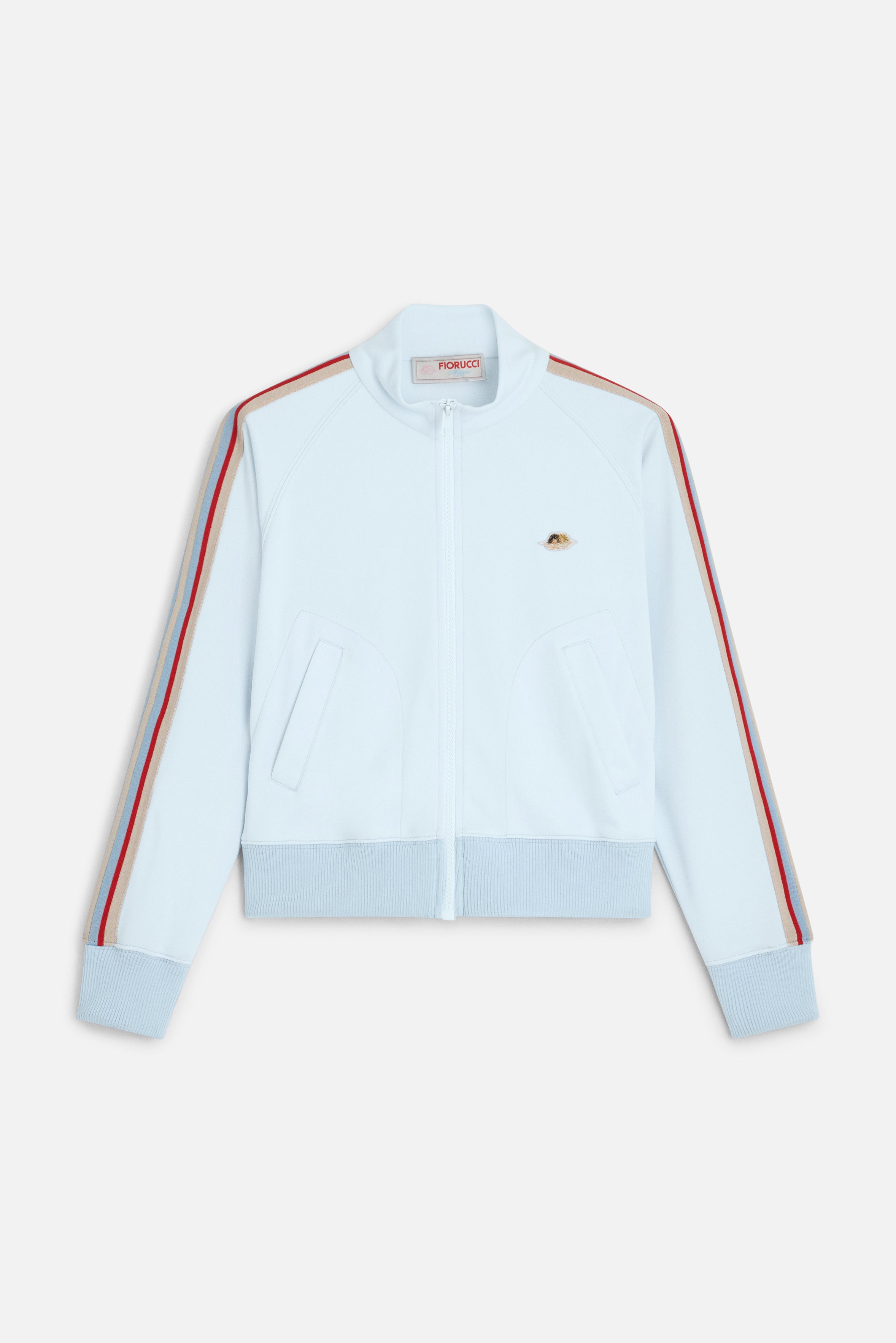 Track Sweatshirt Angels Patch Light Blue