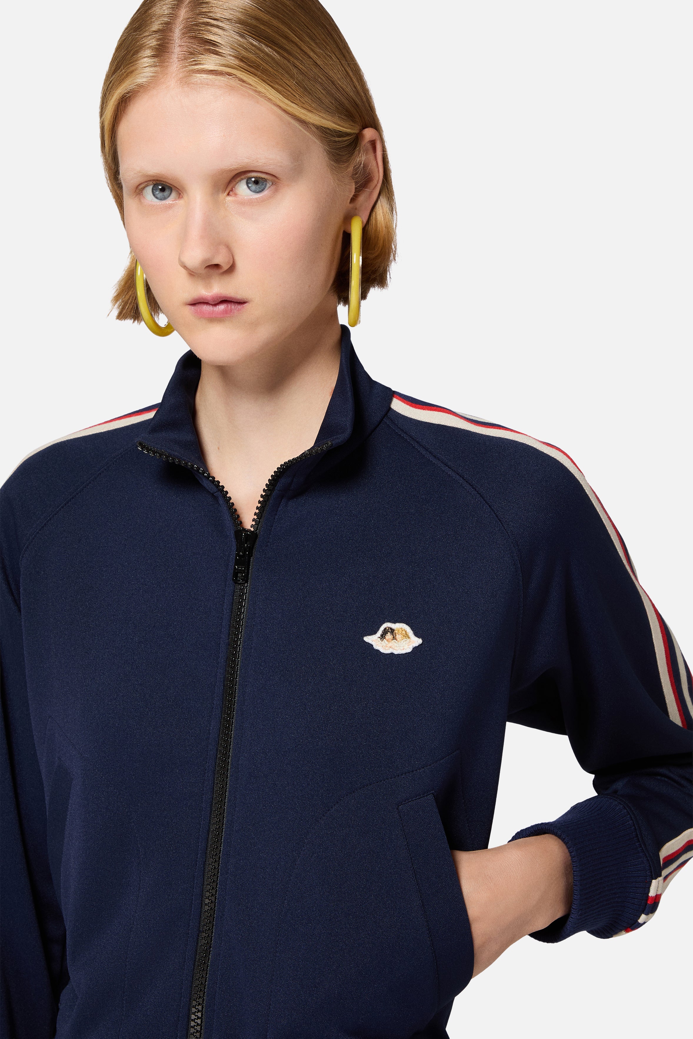 Track Sweatshirt Angels Patch Navy
