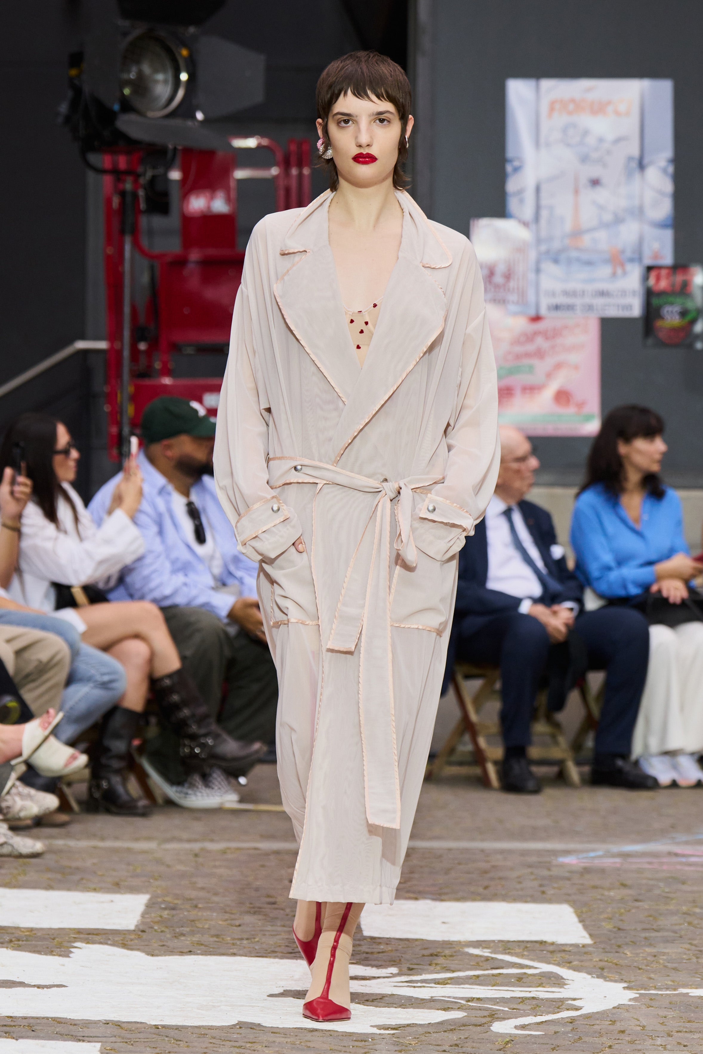 Tulle Coat Double Angels Nude