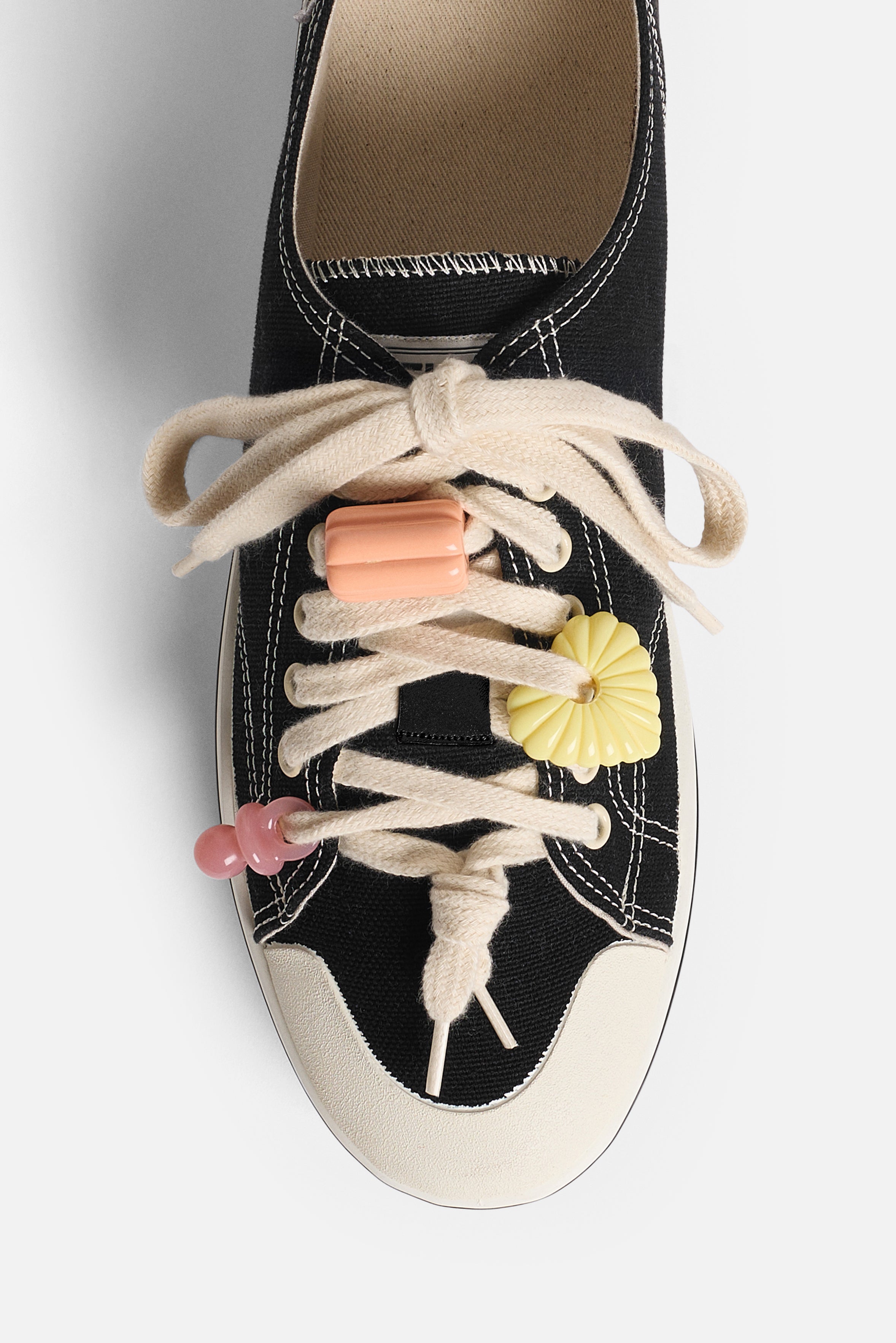 Mens Angels Patch Sneakers Black