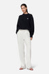 Pinstripe High Waist Trousers
