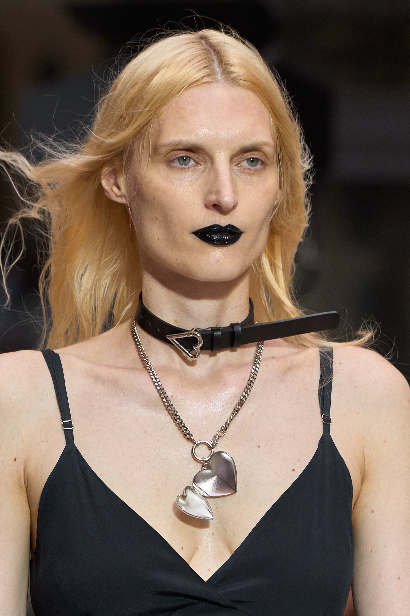 Heart Locket Necklace Silver