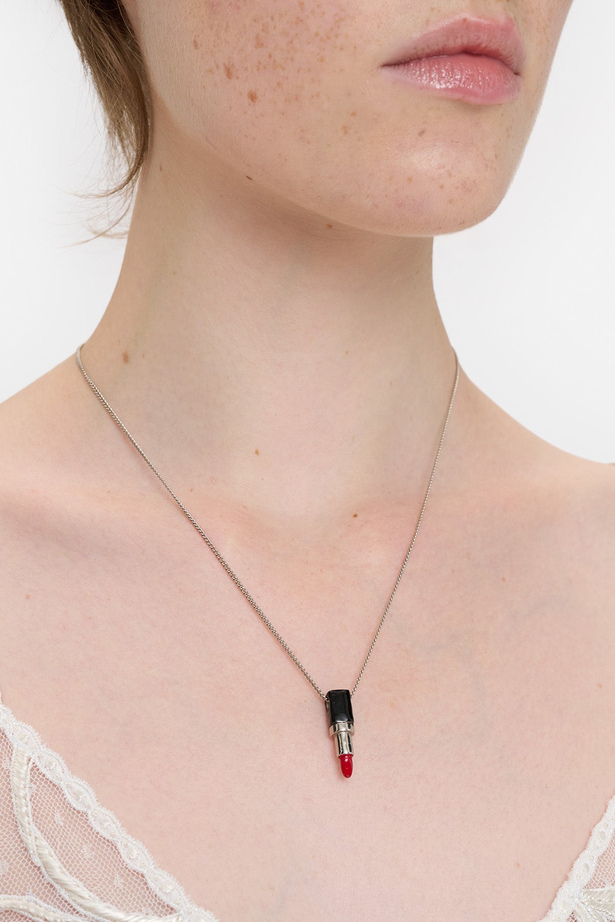 Mini Lipstick Necklace