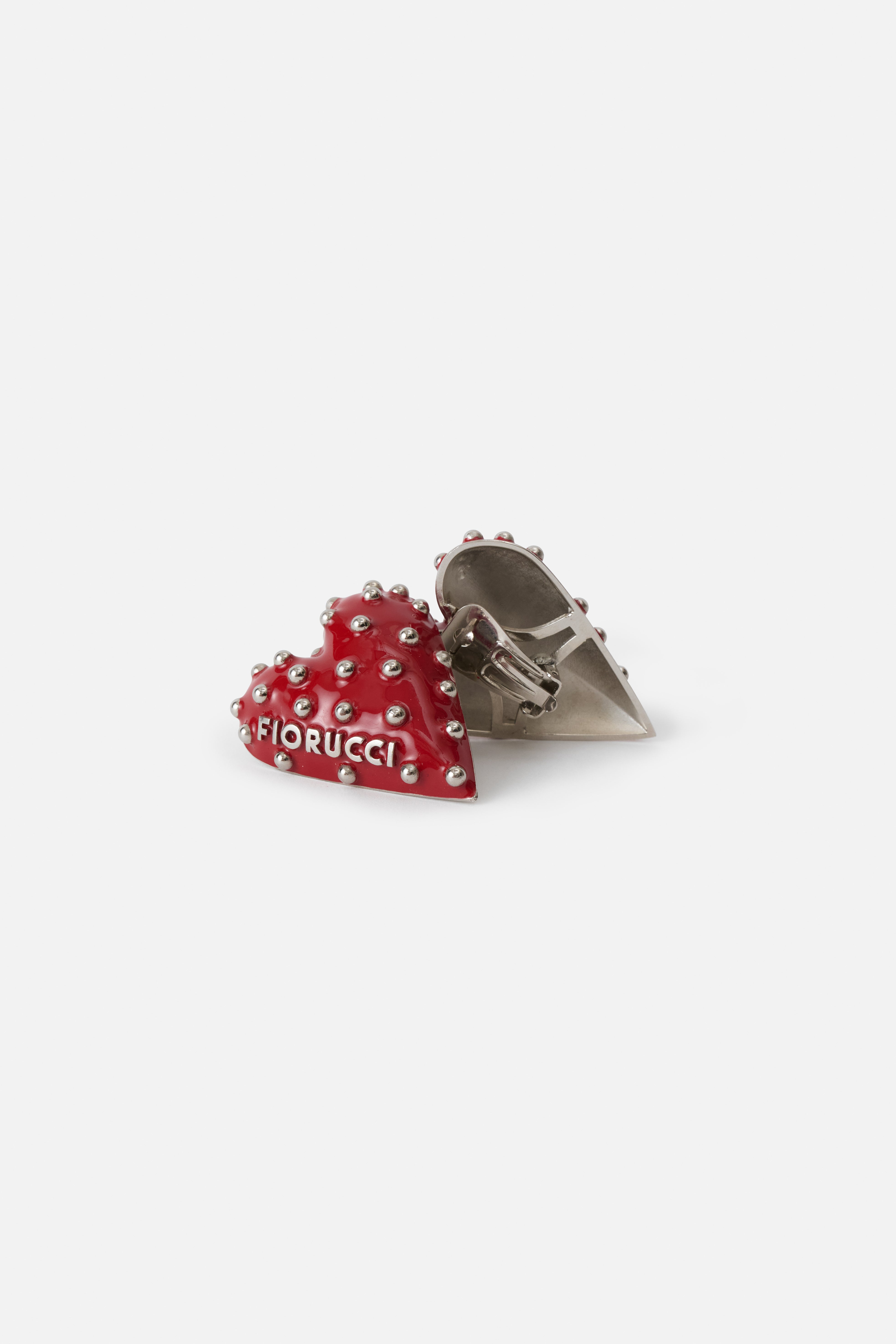 Studded Heart Earrings