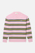 Striped Angels Patch Sweater