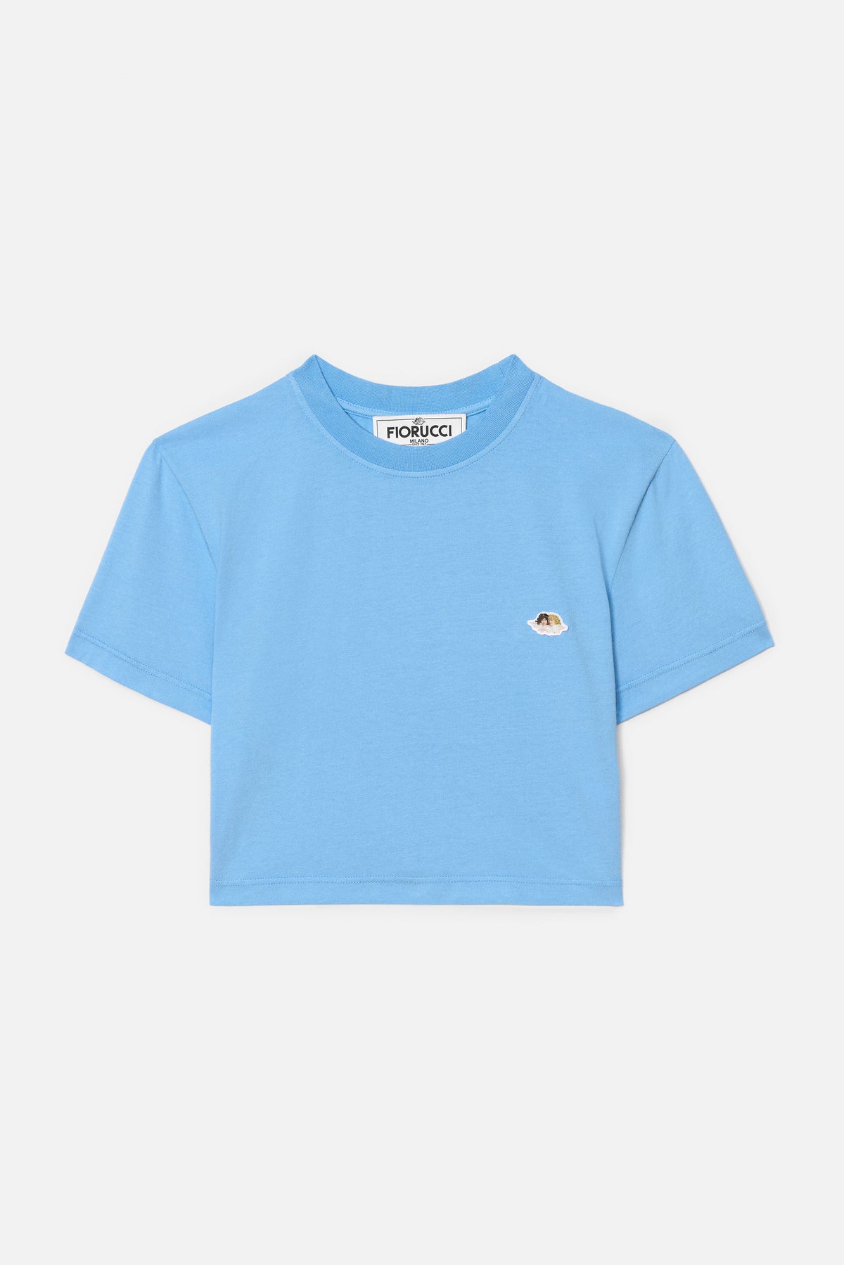 Angels Patch Cropped T Shirt