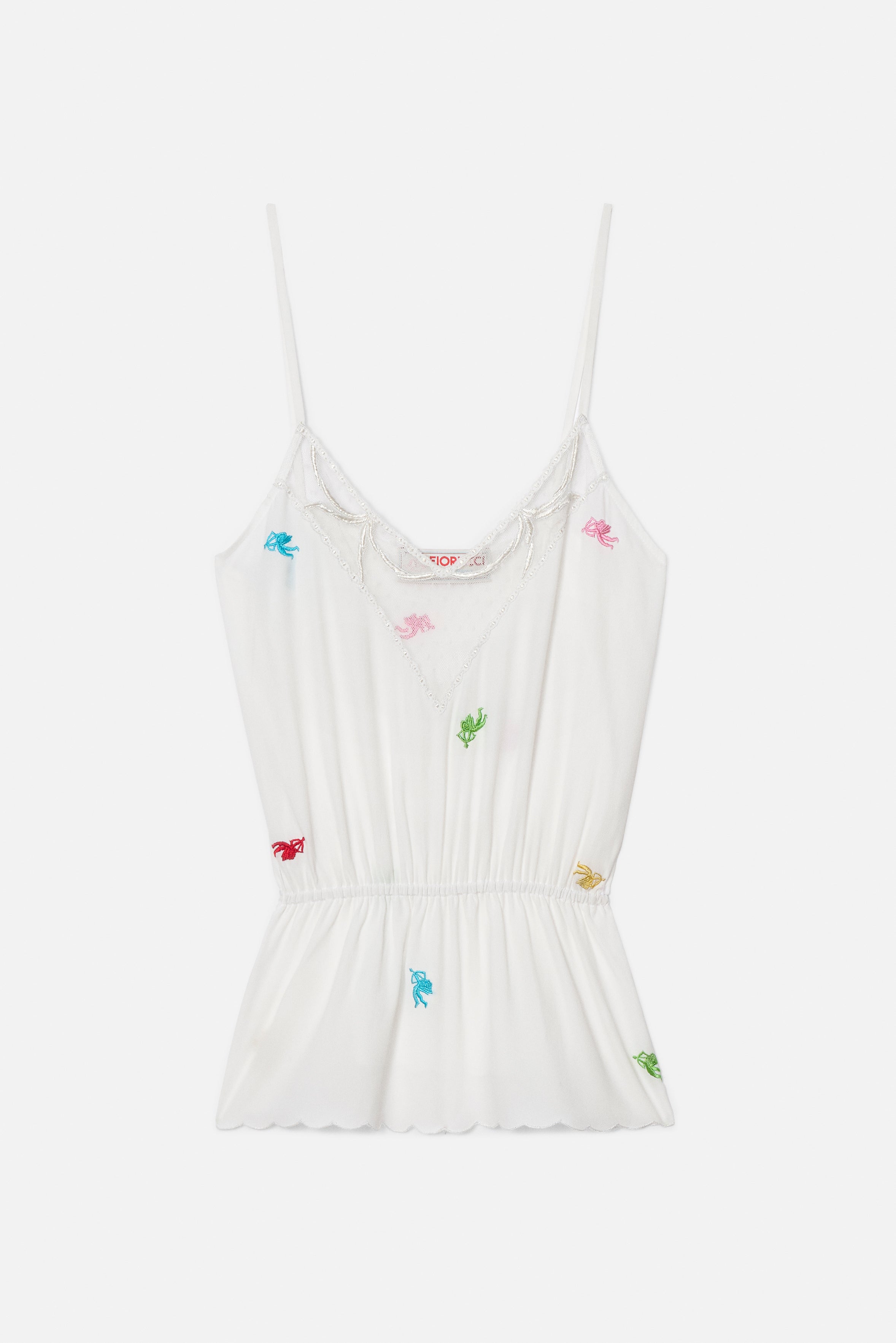 Cupid Embroidered Top