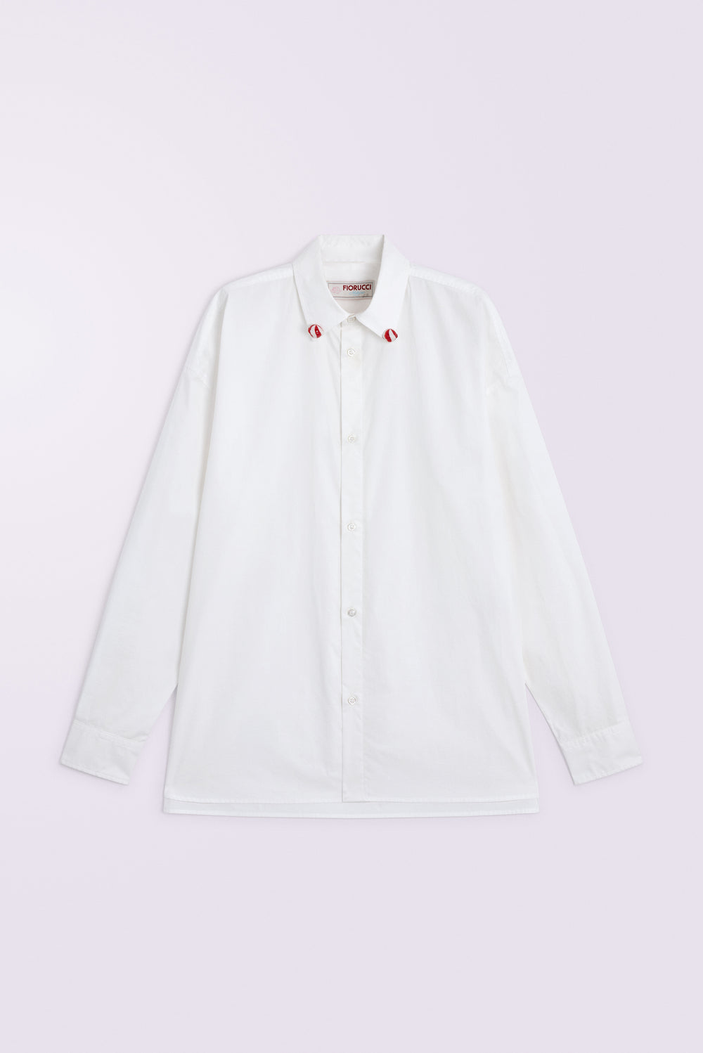 Lollipop Button-Down Shirt White