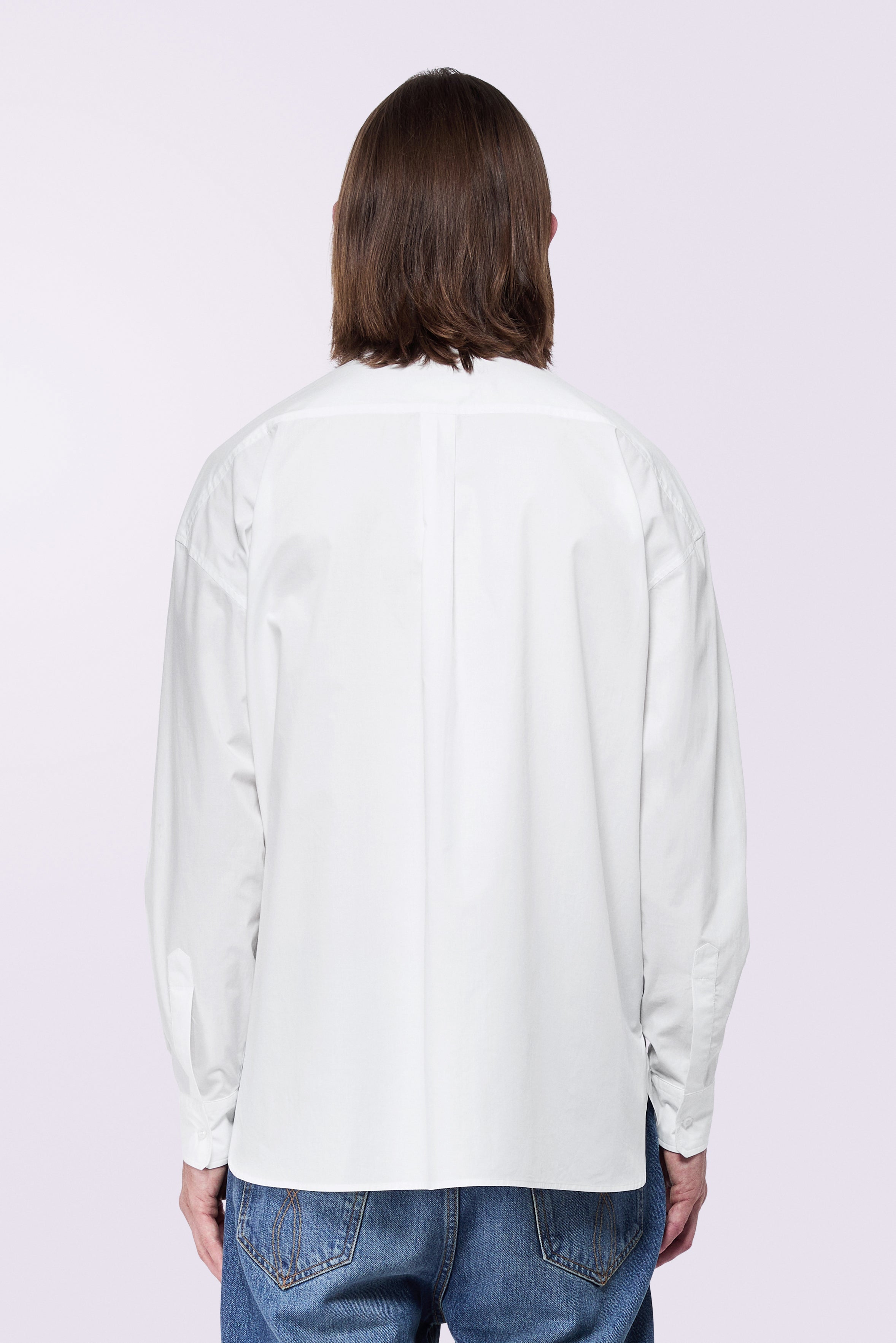 Lollipop Button-Down Shirt White